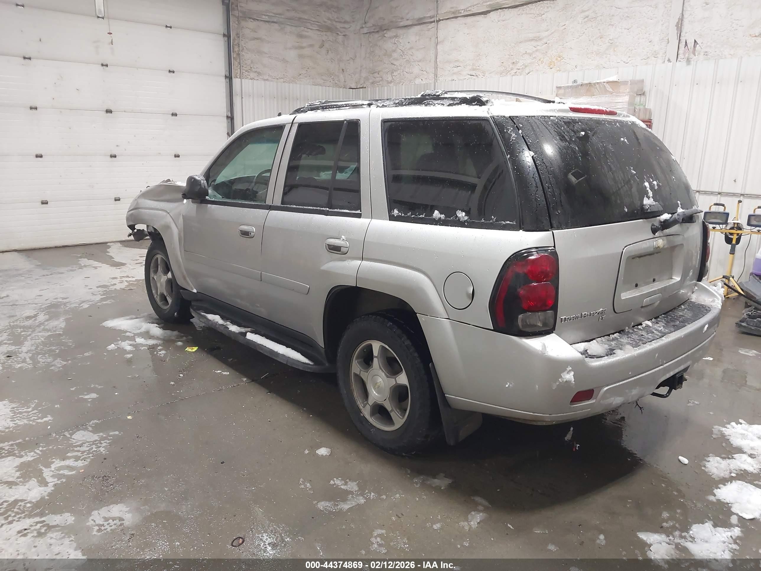 2008 Chevrolet Trailblazer Lt Silver vin: 1GNDT13S682103698