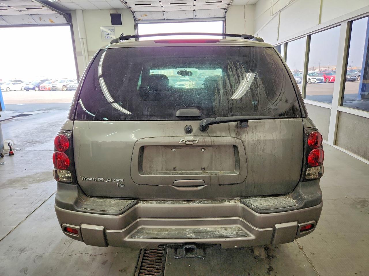 2008 Chevrolet Trailblazer Ls Gray vin: 1GNDT13S682137365