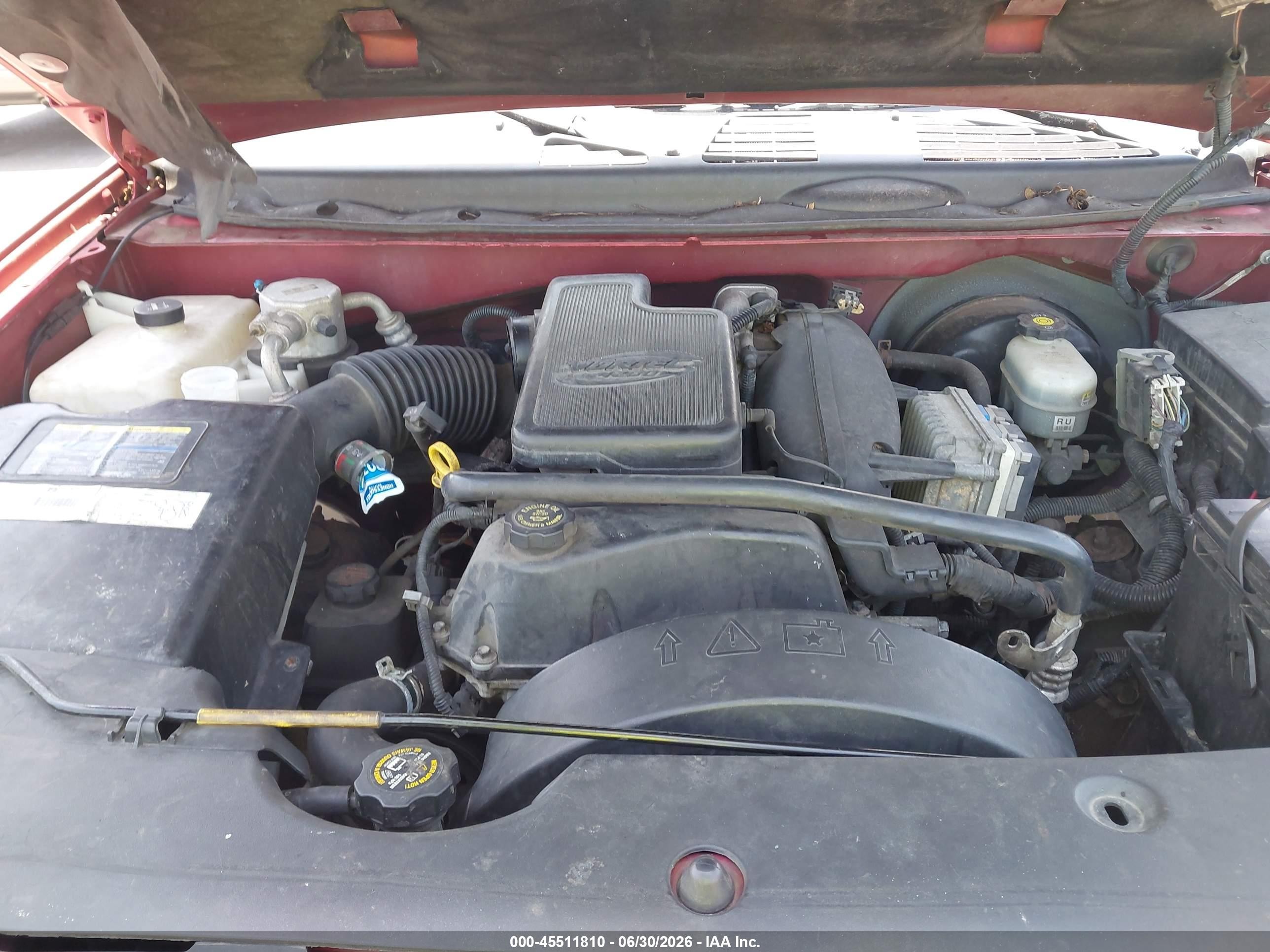 2002 Chevrolet Trailblazer Lt Red vin: 1GNDT13S722301634