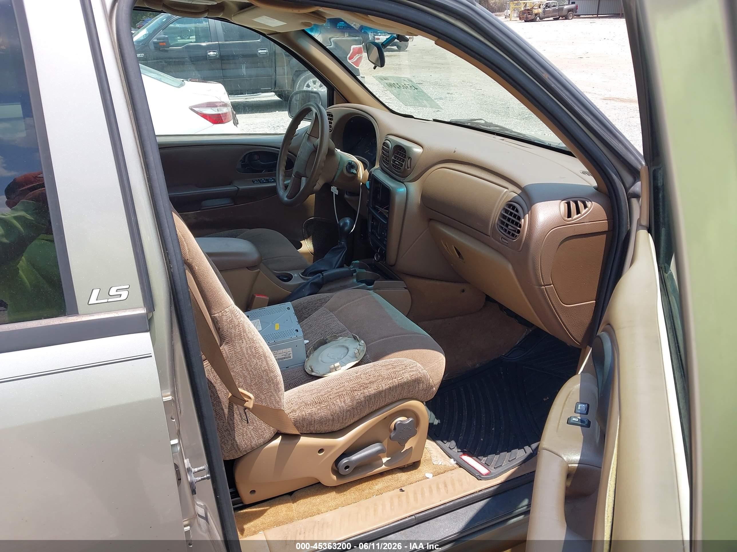 2002 Chevrolet Trailblazer Ls Silver vin: 1GNDT13S722446852