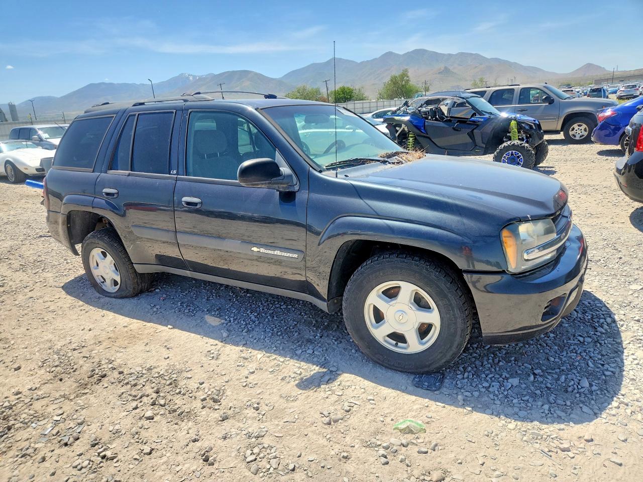 2003 Chevrolet Trailblazer Charcoal vin: 1GNDT13S732303448