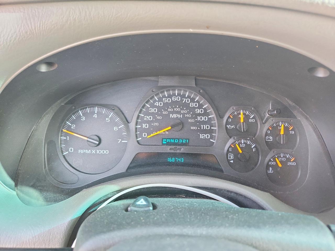 2003 Chevrolet Trail Blazer Charcoal vin: 1GNDT13S732303448