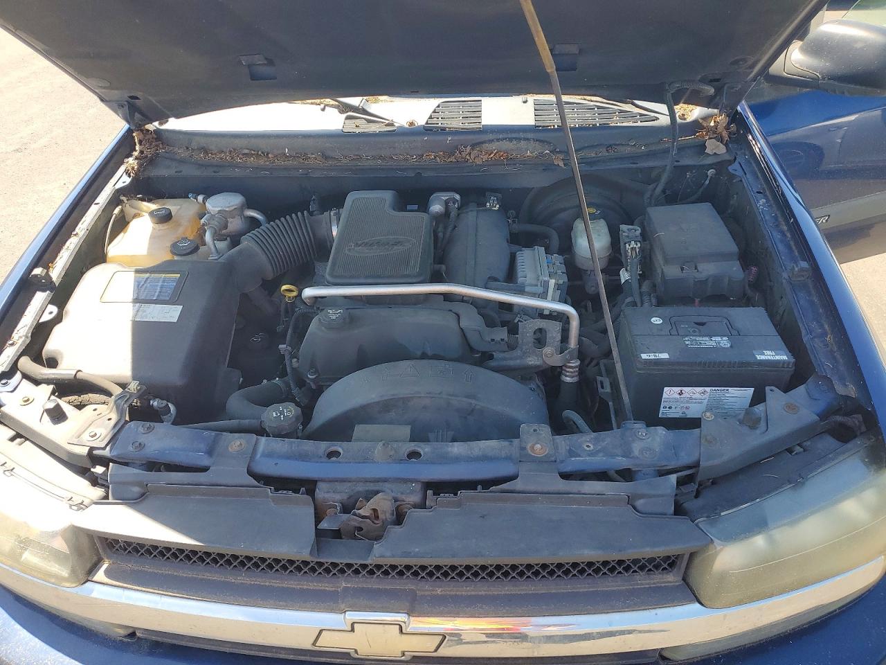 2004 Chevrolet Trailblazer Ls Blue vin: 1GNDT13S742136221