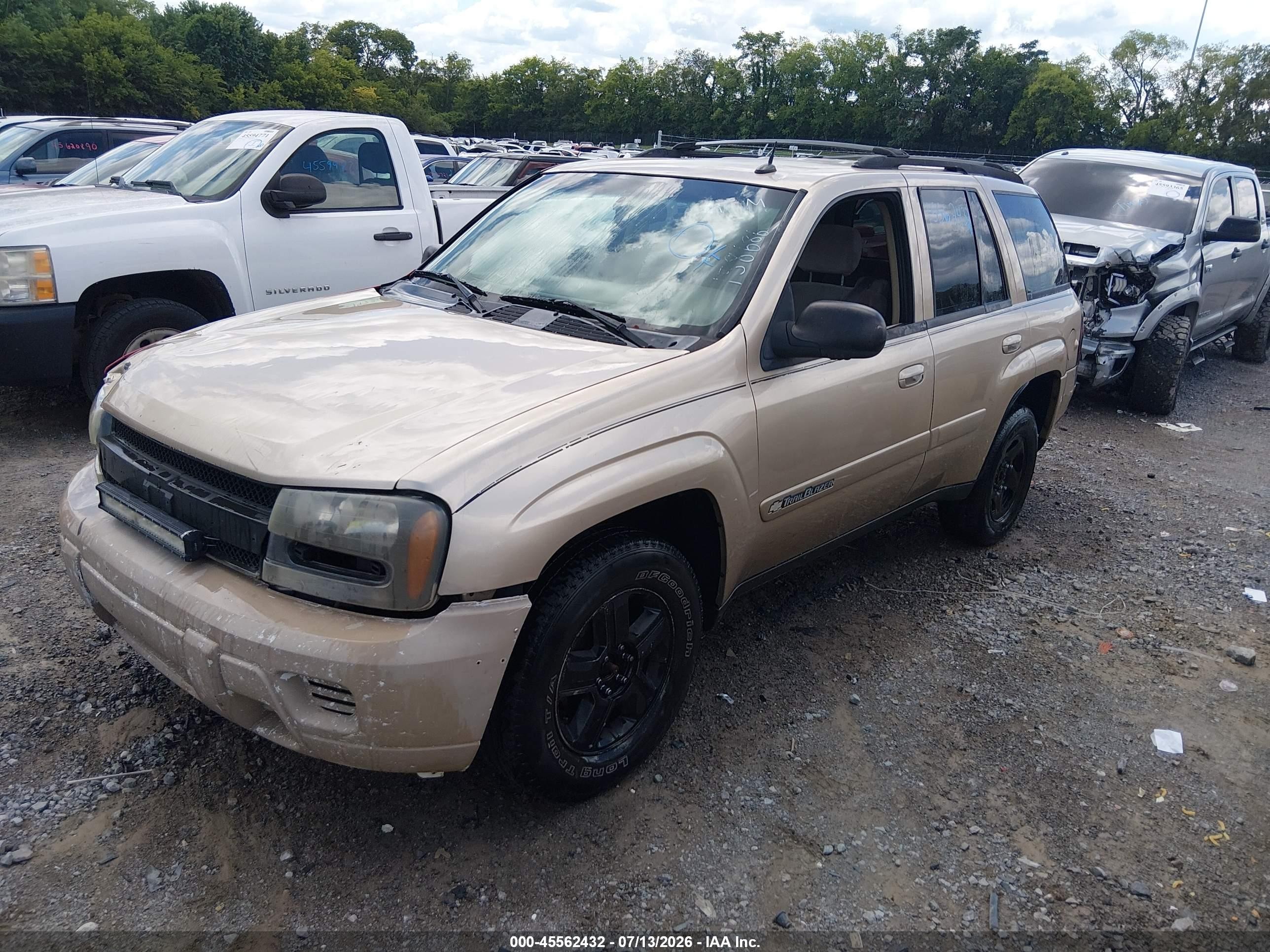 2004 Chevrolet Trailblazer Lt Gold vin: 1GNDT13S742158686