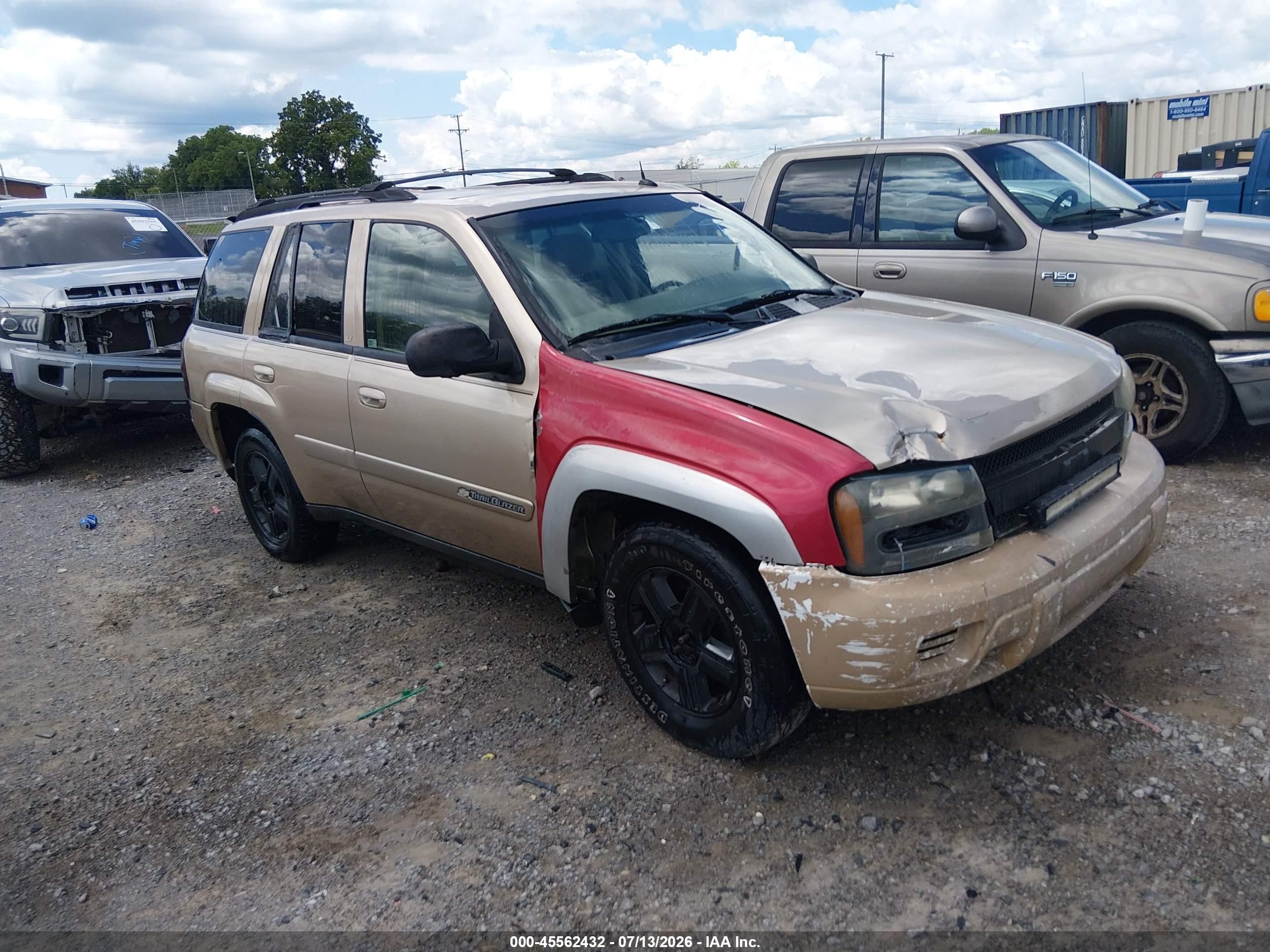 2004 Chevrolet Trailblazer Lt Gold vin: 1GNDT13S742158686