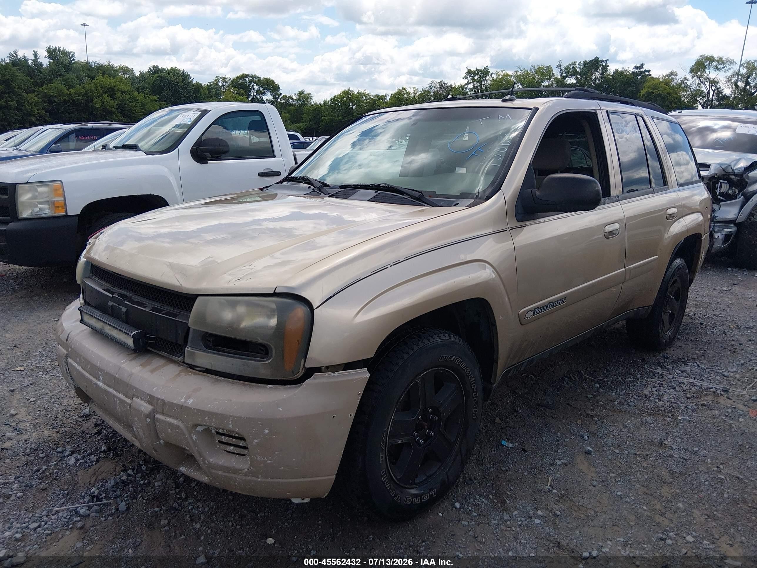 2004 Chevrolet Trailblazer Lt Gold vin: 1GNDT13S742158686