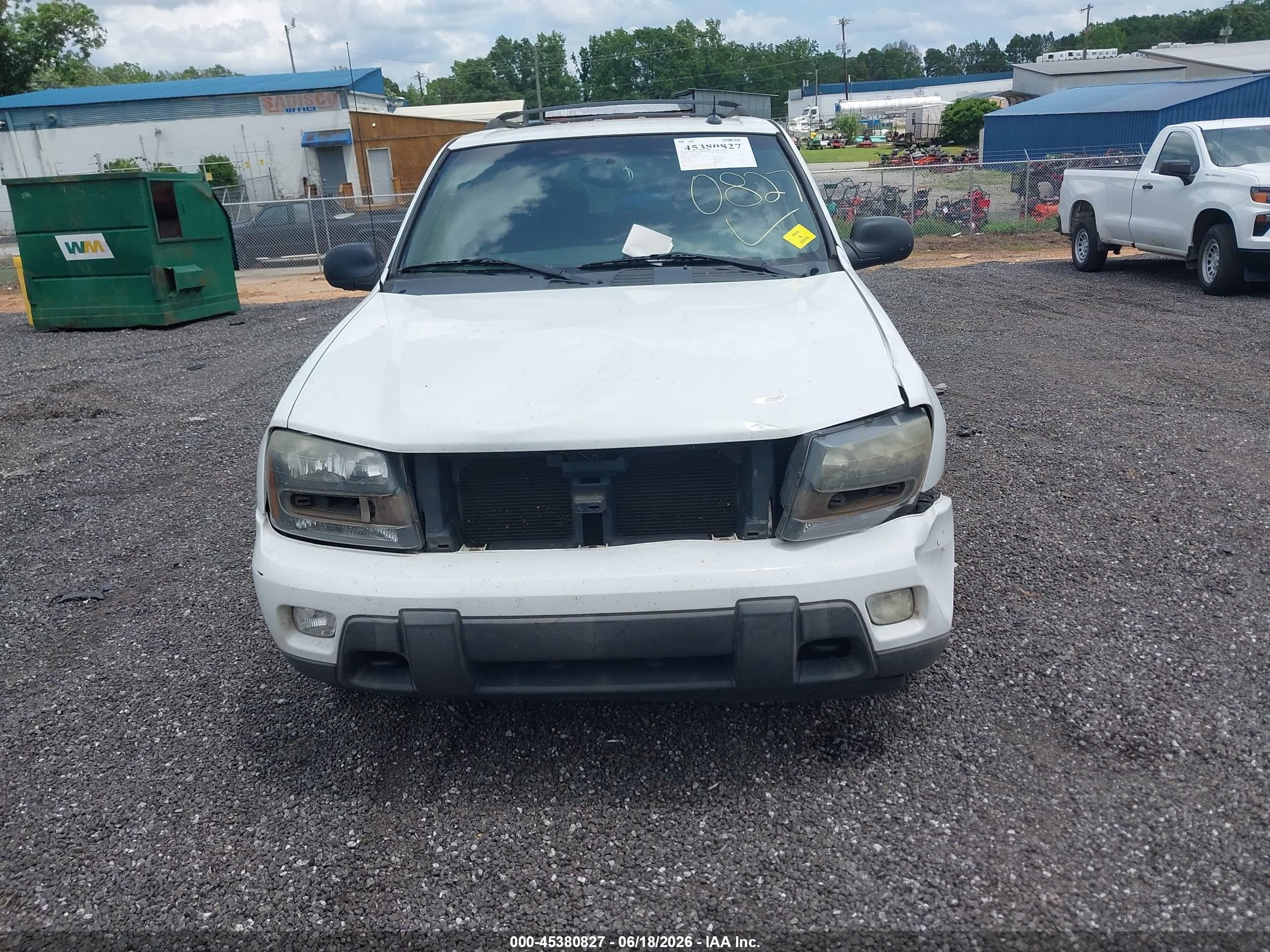 2004 Chevrolet Trailblazer Lt White vin: 1GNDT13S742173561