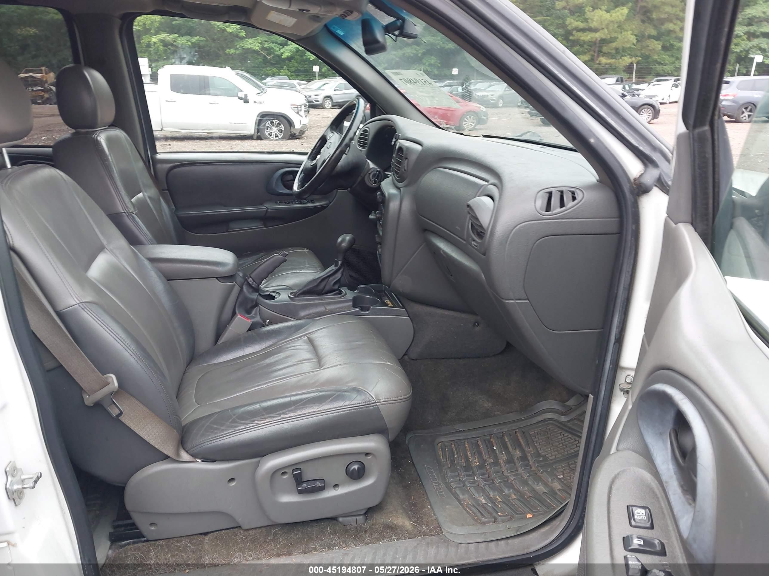 2004 Chevrolet Trailblazer Lt White vin: 1GNDT13S742368401