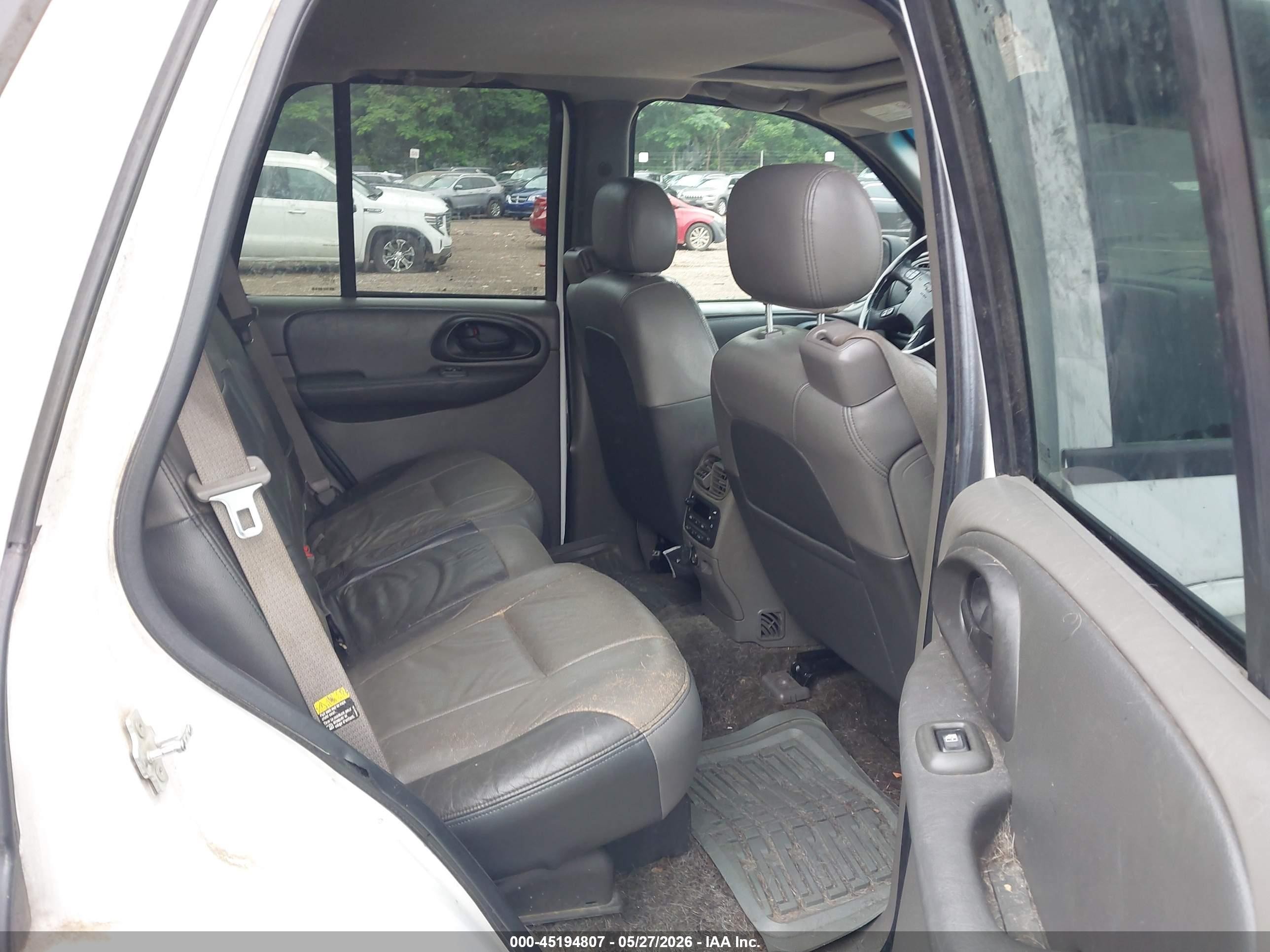 2004 Chevrolet Trailblazer Lt White vin: 1GNDT13S742368401