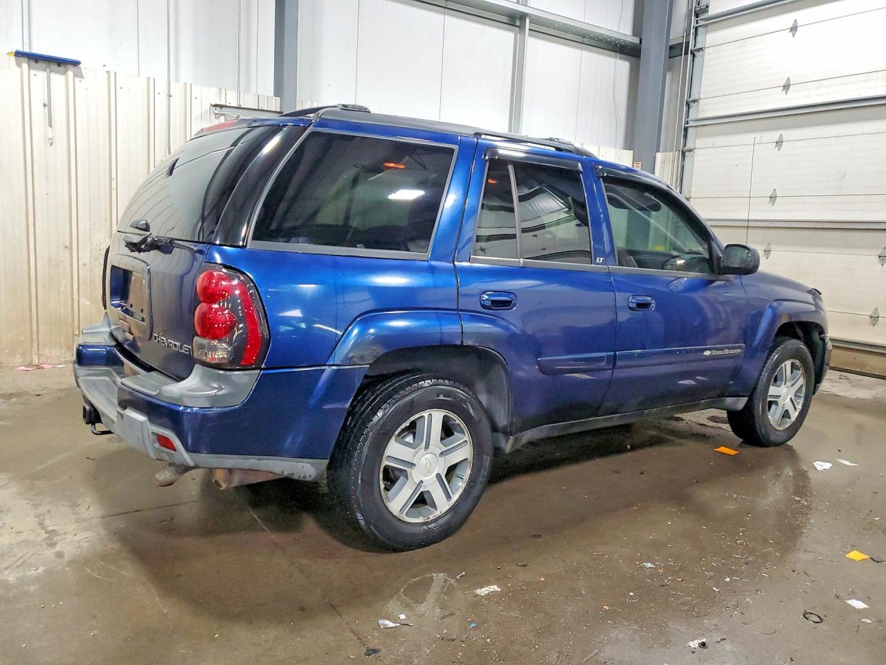 2004 Chevrolet Trailblazer Ls Black vin: 1GNDT13S742444649
