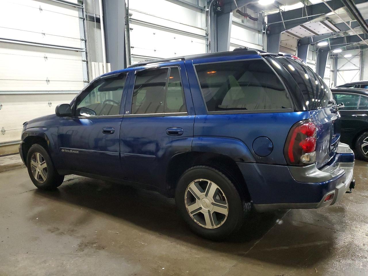 2004 Chevrolet Trailblazer Ls Black vin: 1GNDT13S742444649