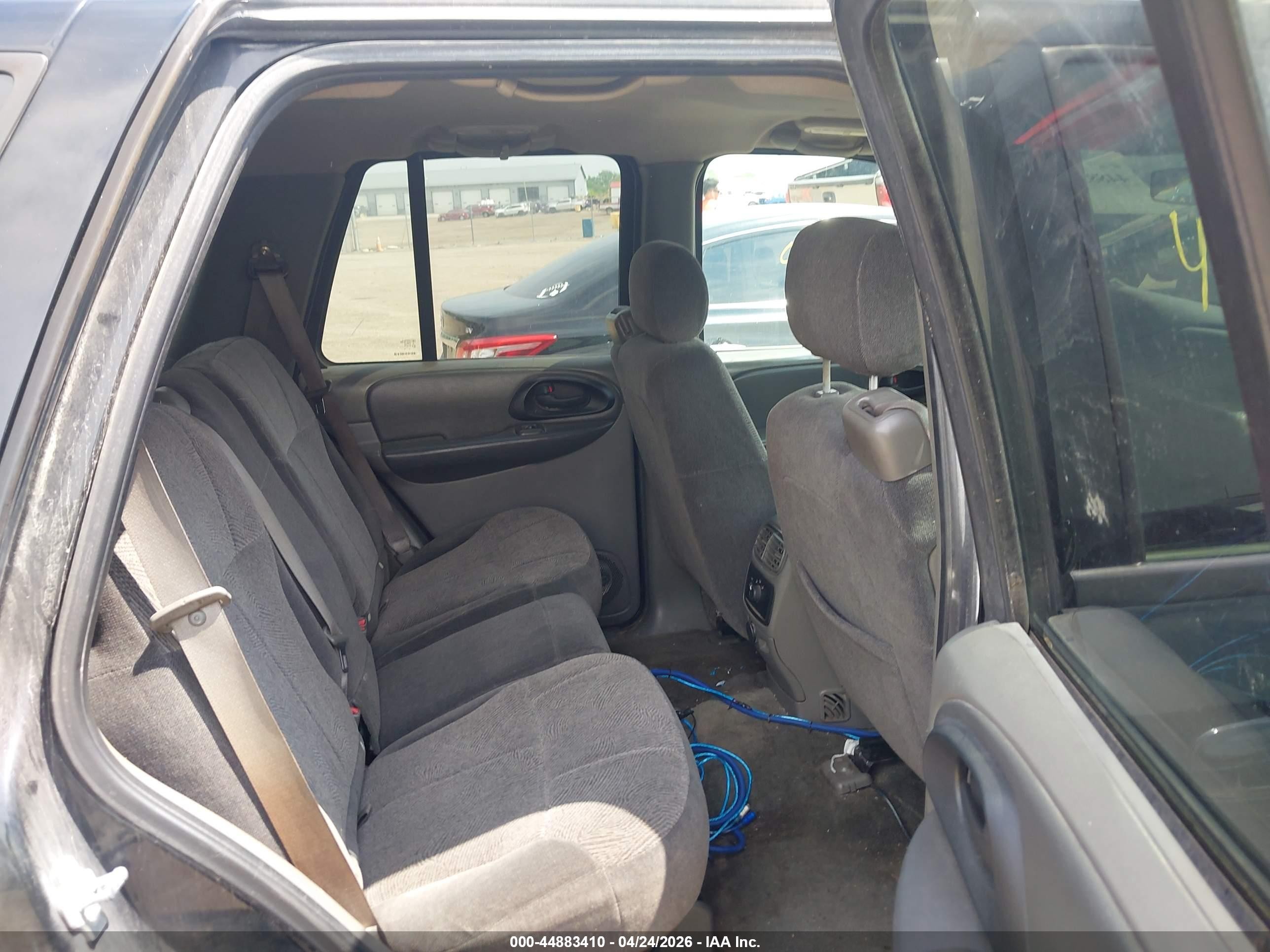 2004 Chevrolet Trailblazer Lt Black vin: 1GNDT13S742449950