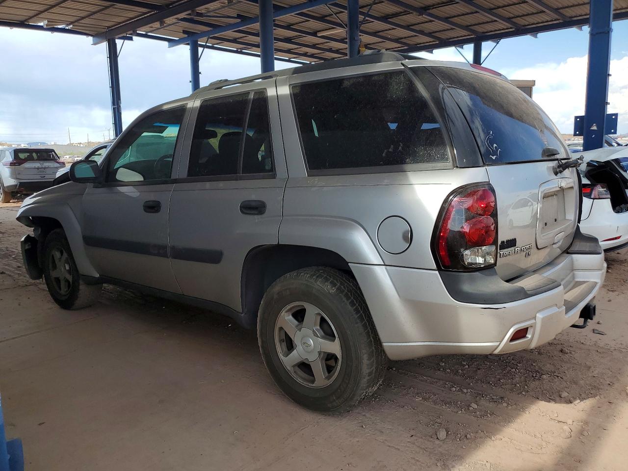2005 Chevrolet Trailblazer Ls Silver vin: 1GNDT13S752270180