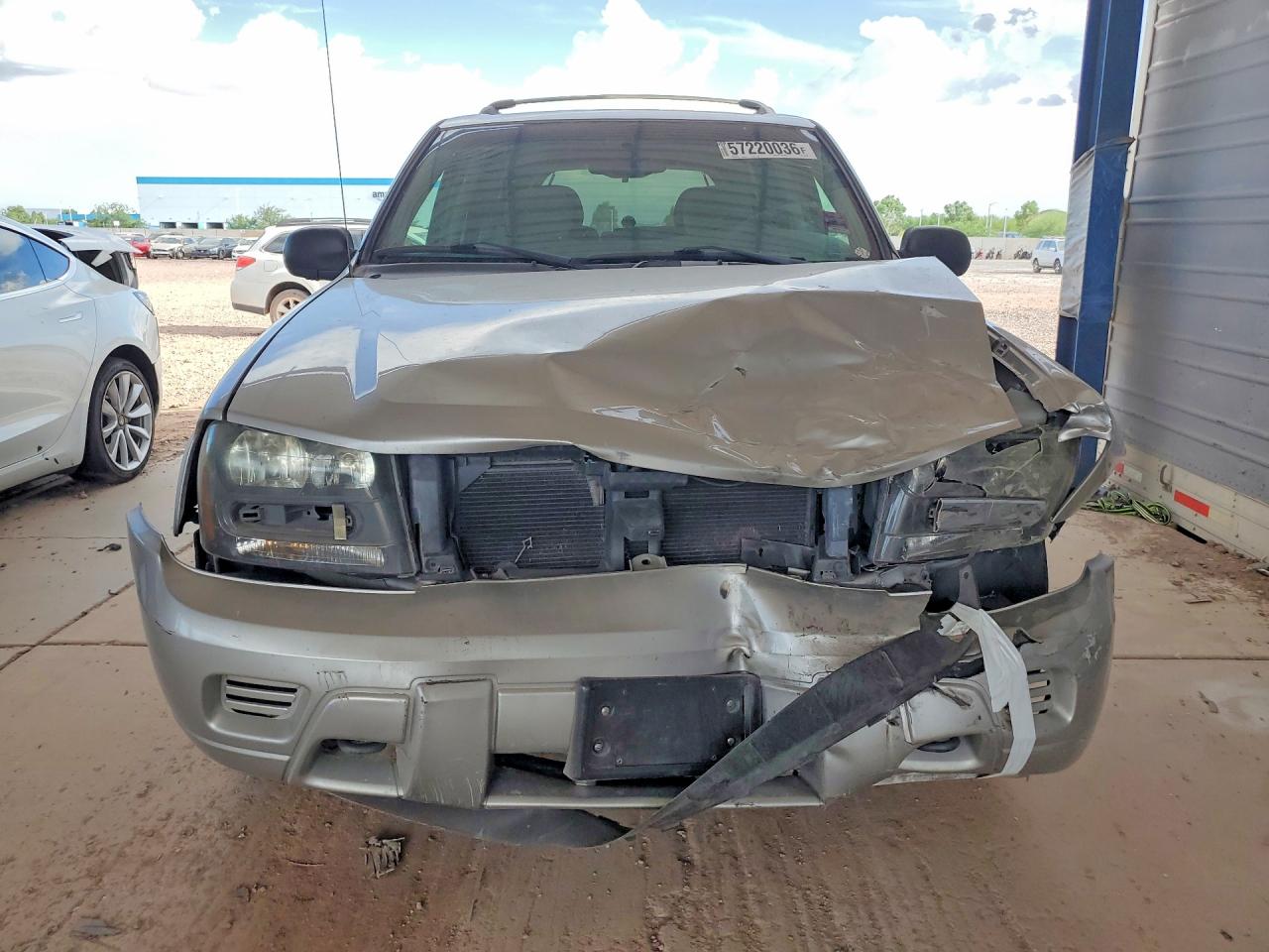 2005 Chevrolet Trailblazer Ls Silver vin: 1GNDT13S752270180