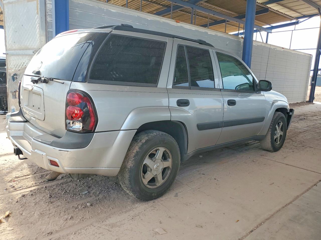 2005 Chevrolet Trailblazer Ls Silver vin: 1GNDT13S752270180