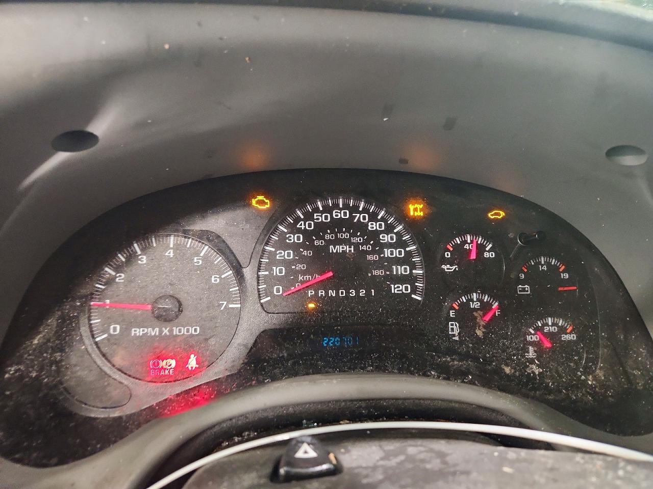 2006 Chevrolet Trailblazer Ls Black vin: 1GNDT13S762266048