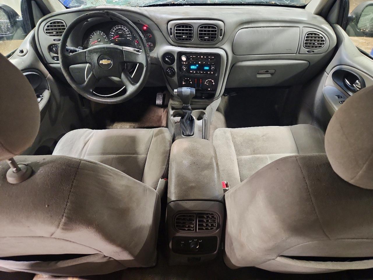 2006 Chevrolet Trailblazer Ls Black vin: 1GNDT13S762266048