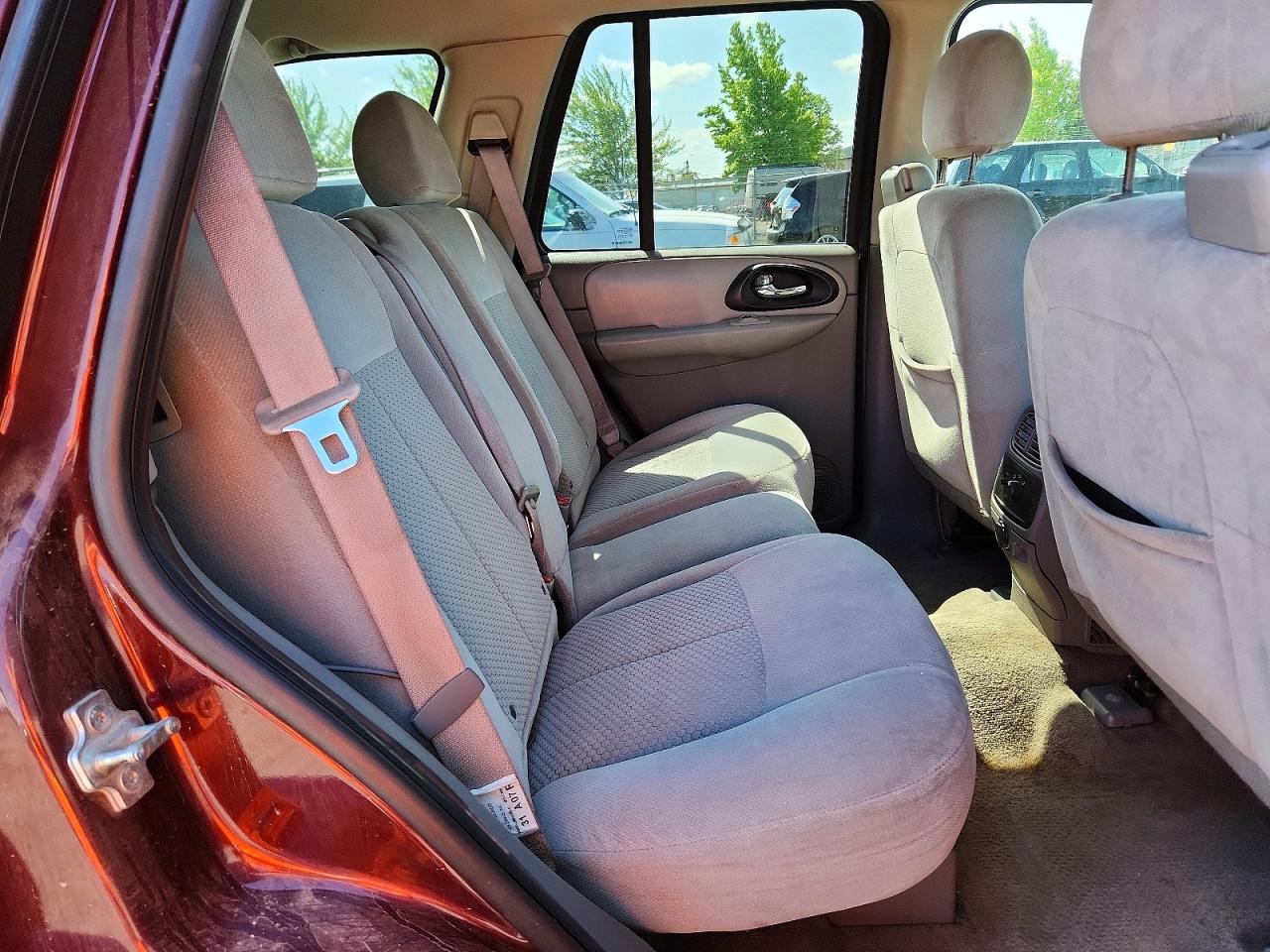 2007 Chevrolet Trailblazer Ls Maroon vin: 1GNDT13S772226098