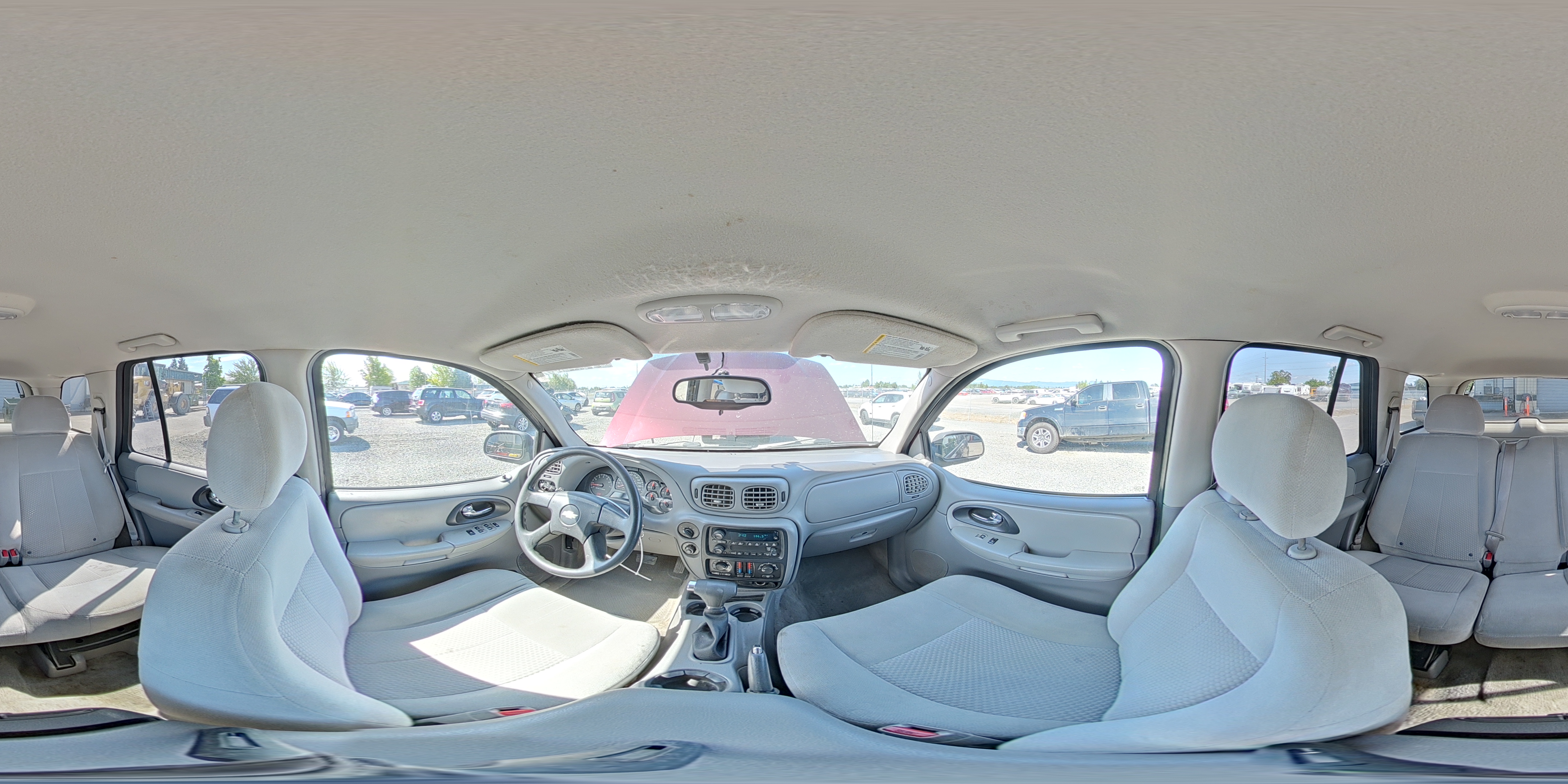 2007 Chevrolet Trailblazer Ls Maroon vin: 1GNDT13S772226098