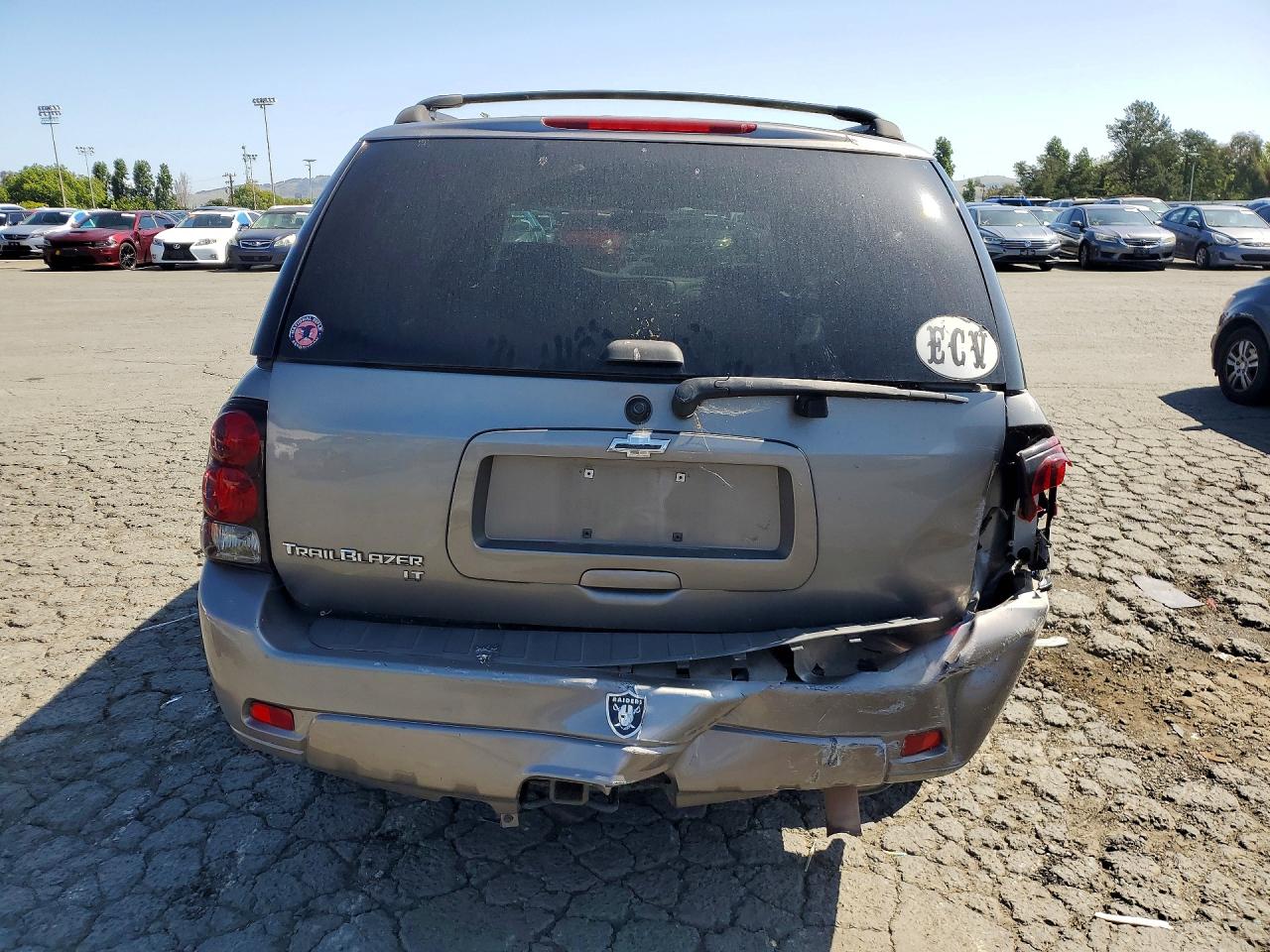 2008 Chevrolet Trailblazer Ls Gray vin: 1GNDT13S782115665