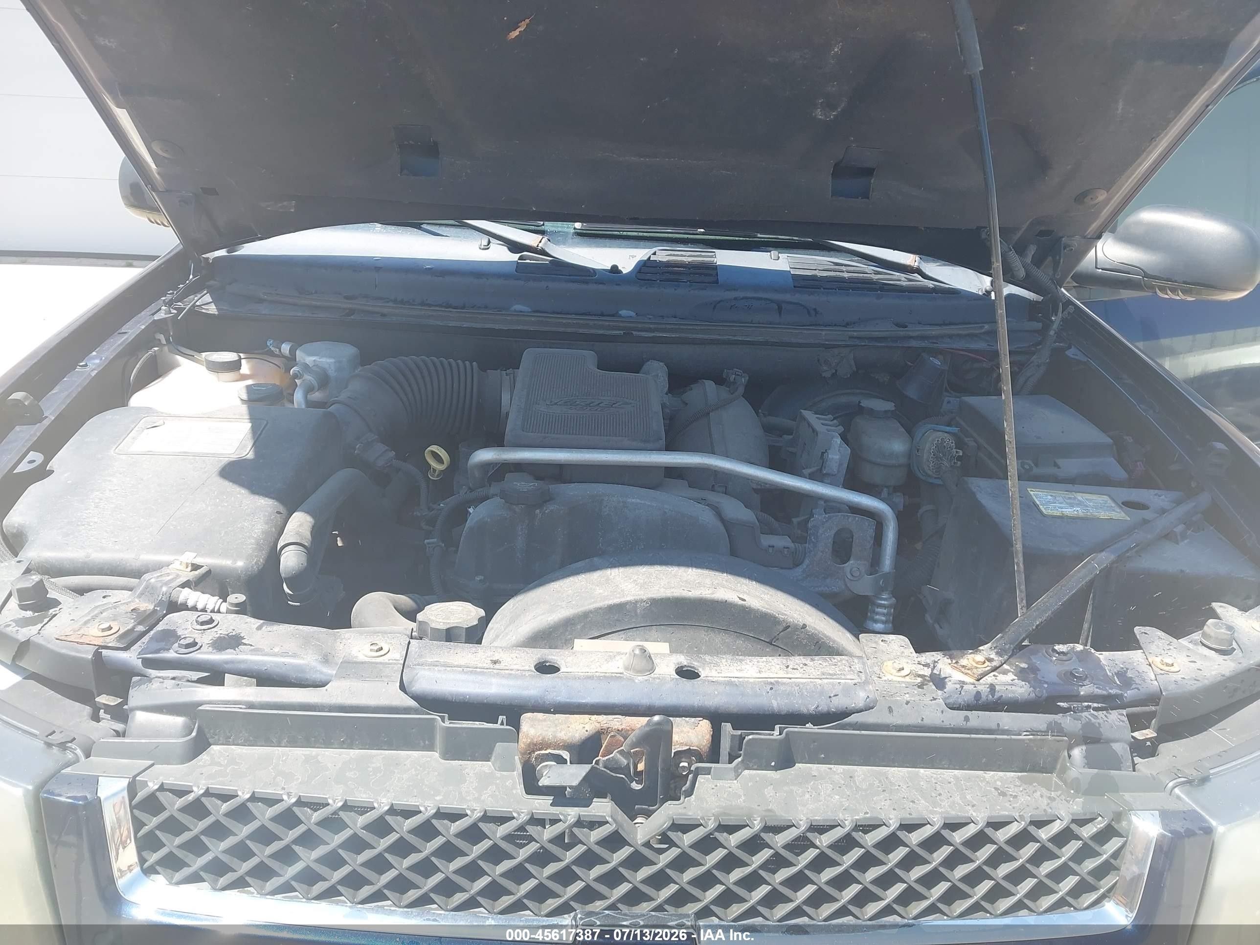 2008 Chevrolet Trailblazer Lt Dark Blue vin: 1GNDT13S782249804