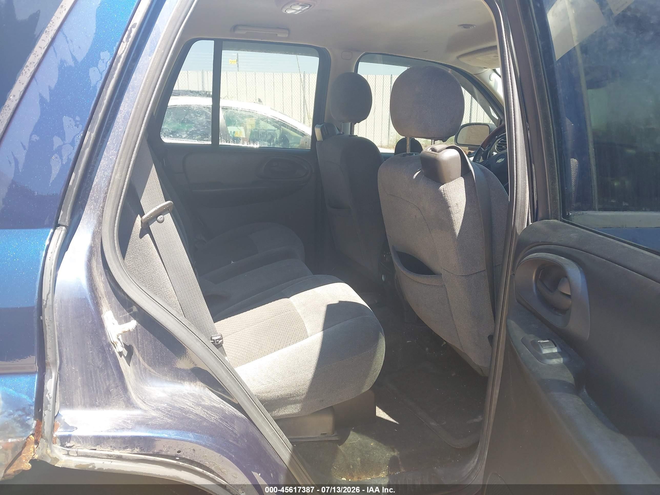 2008 Chevrolet Trailblazer Lt Dark Blue vin: 1GNDT13S782249804