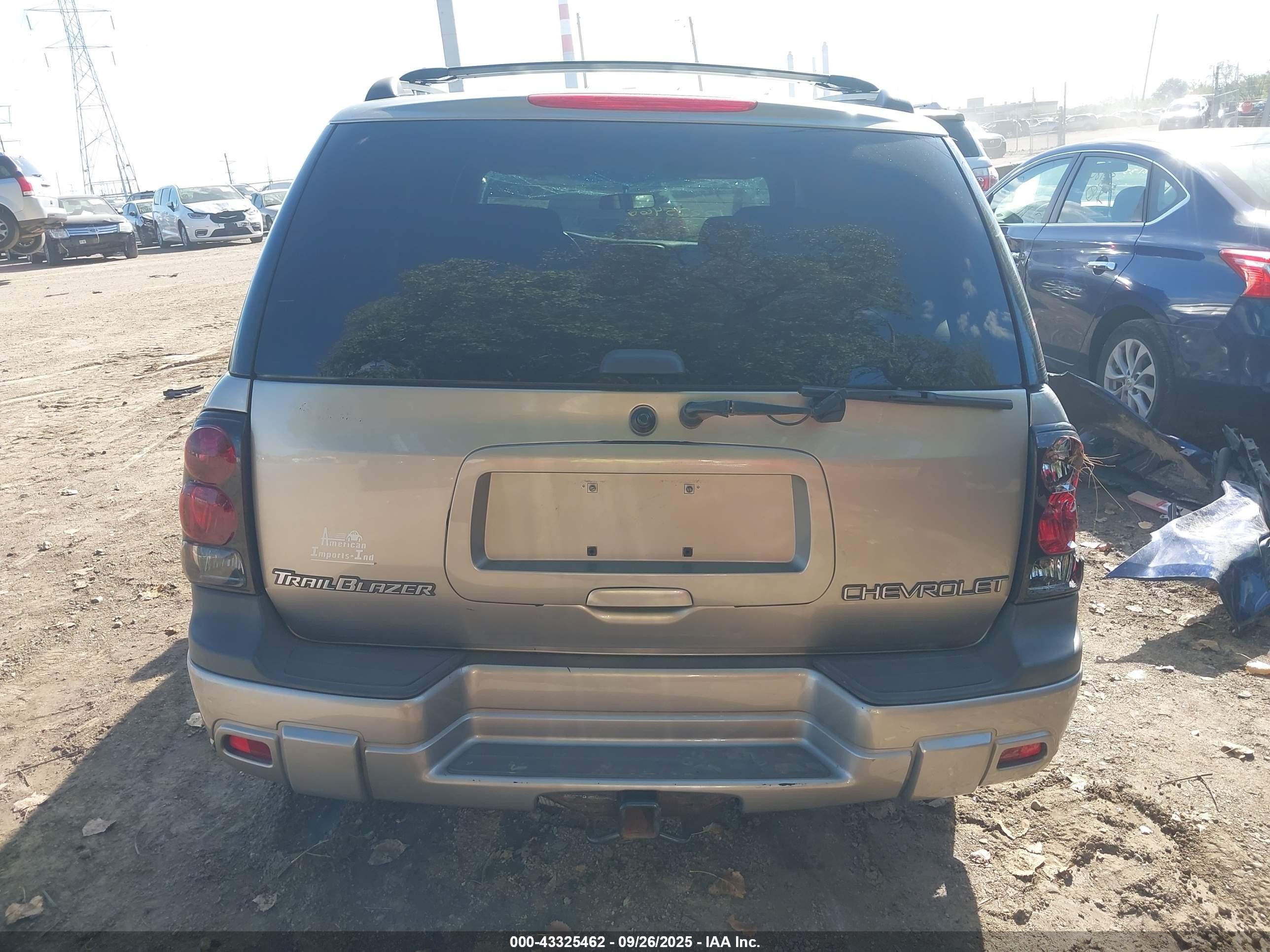 2003 Chevrolet Trailblazer Ls Silver vin: 1GNDT13S832351203