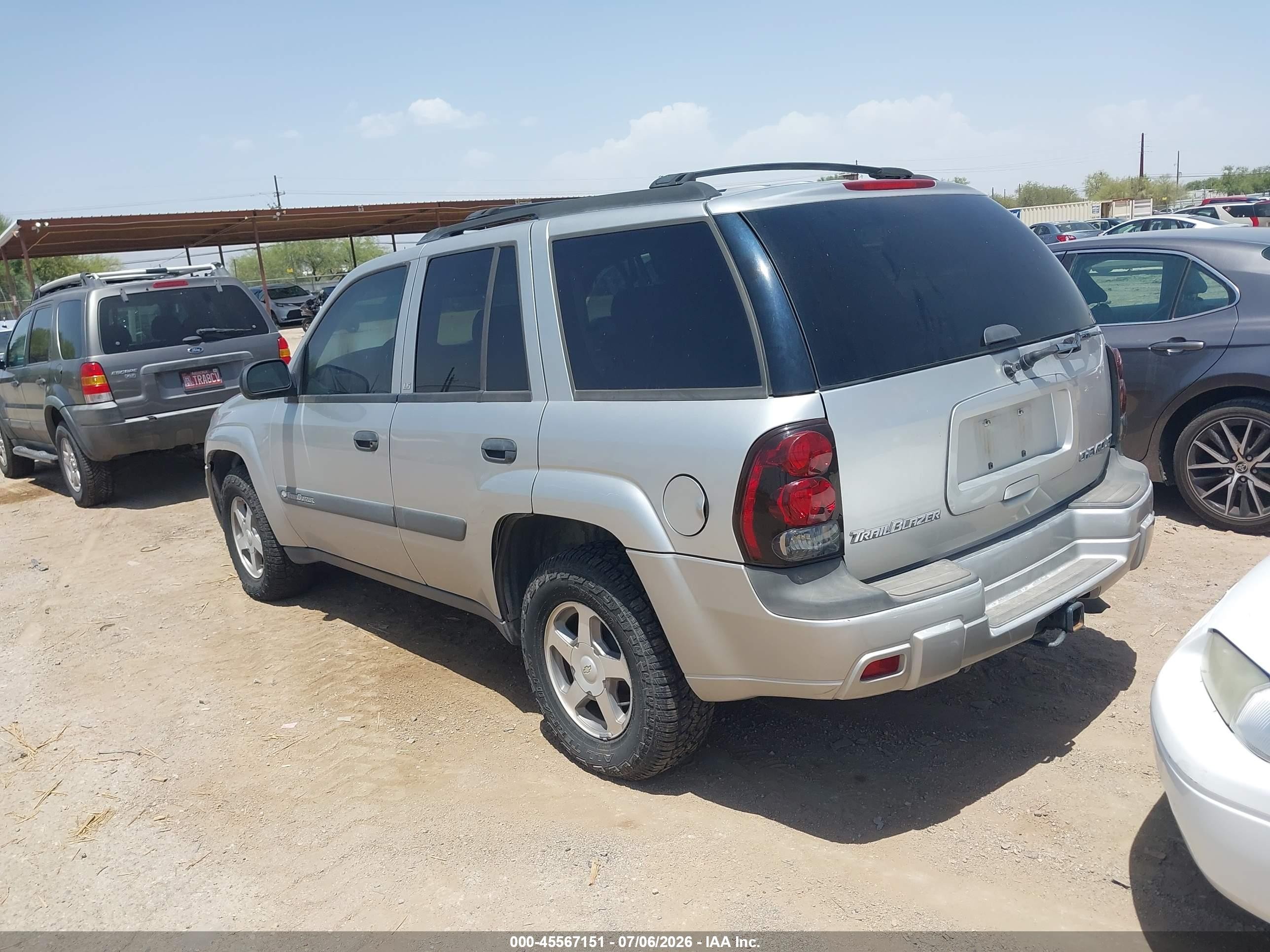 2004 Chevrolet Trailblazer Ls Champagne vin: 1GNDT13S842252463