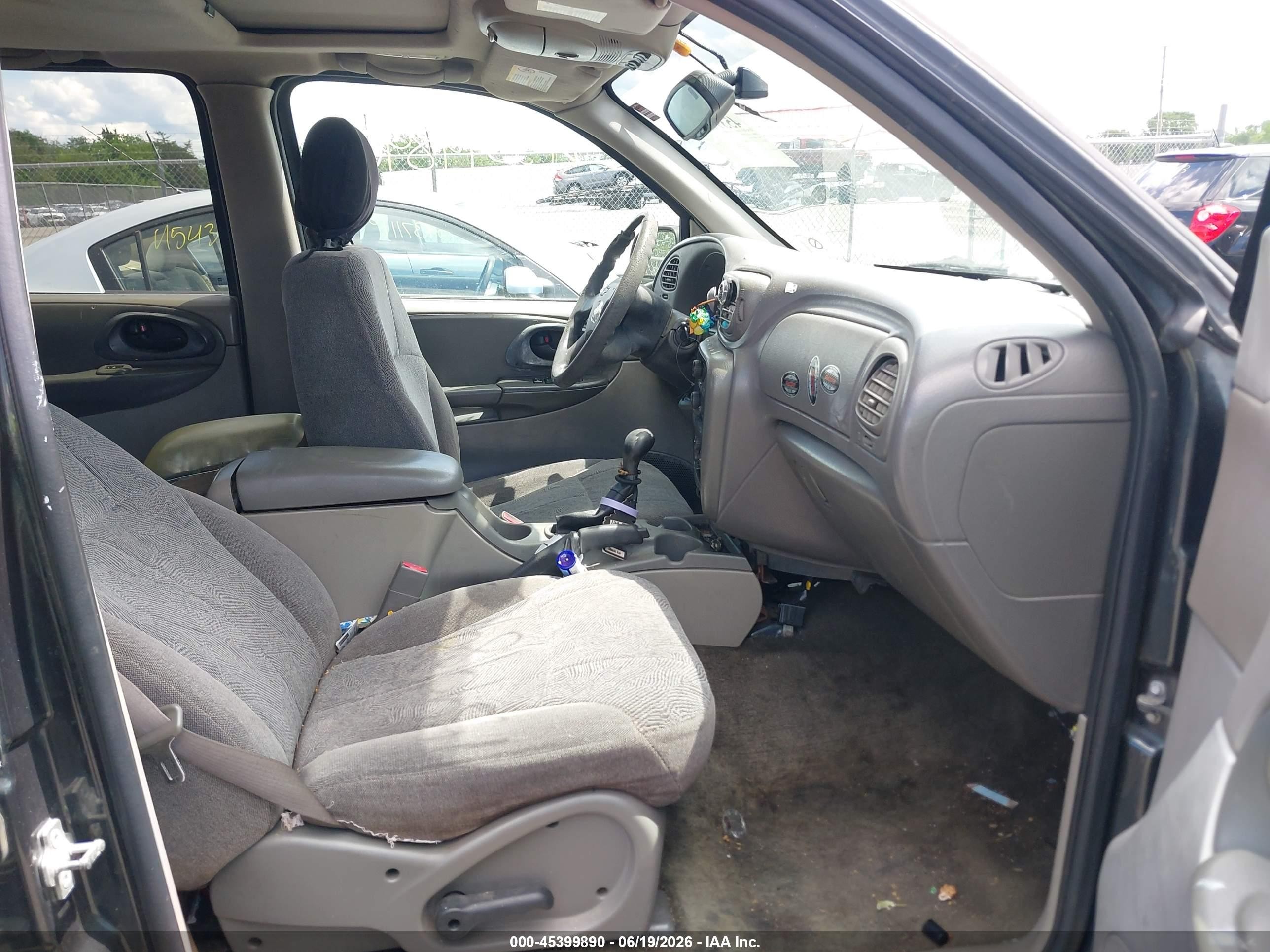 2004 Chevrolet Trailblazer Ls Gray vin: 1GNDT13S842331776