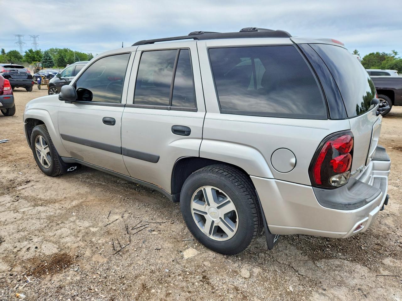 2005 Chevrolet Trailblazer Ls Silver vin: 1GNDT13S852117775