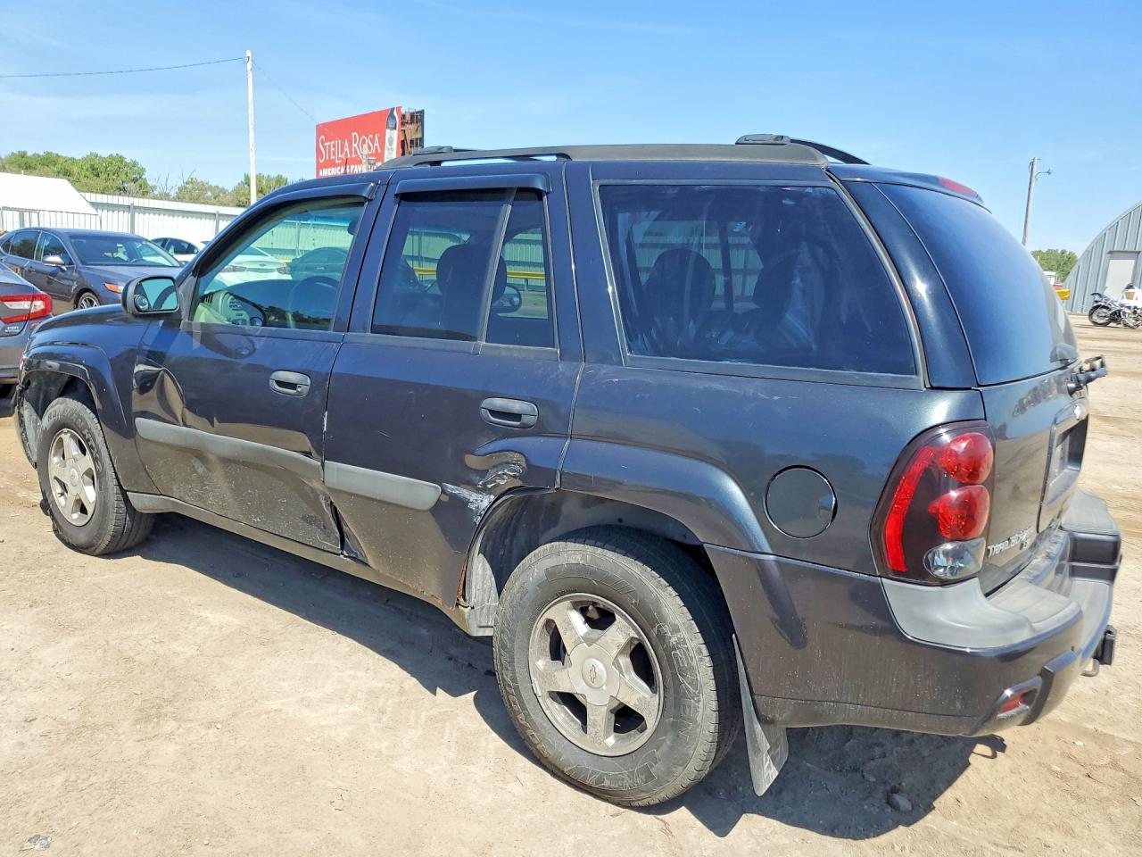 2005 Chevrolet Trailblazer Ls Charcoal vin: 1GNDT13S852263044