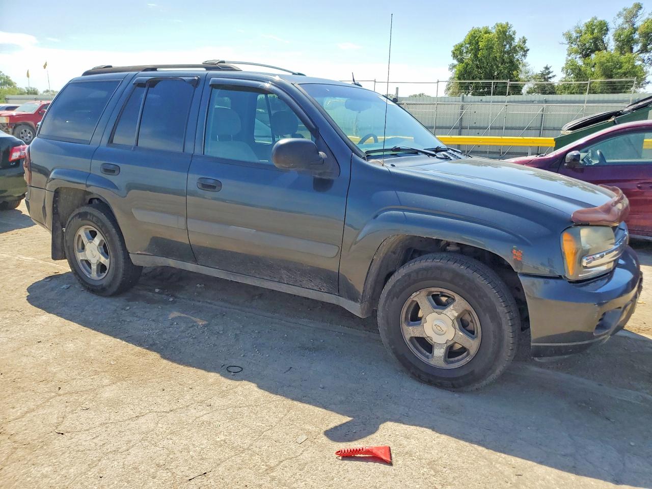 2005 Chevrolet Trailblazer Ls Charcoal vin: 1GNDT13S852263044