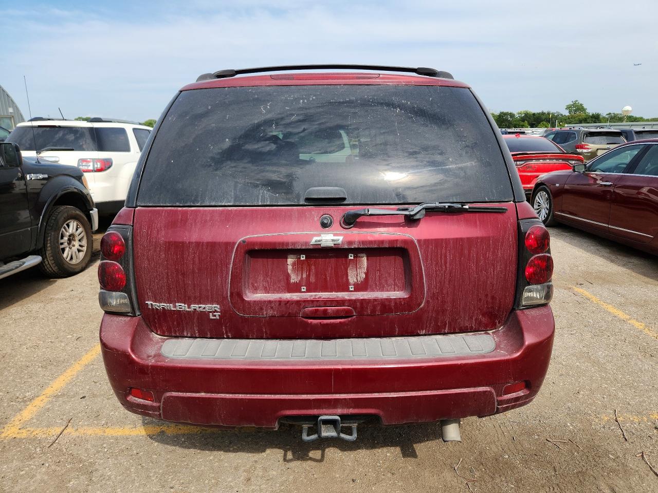 2006 Chevrolet Trailblazer Ls Темно-бордовый vin: 1GNDT13S862119835