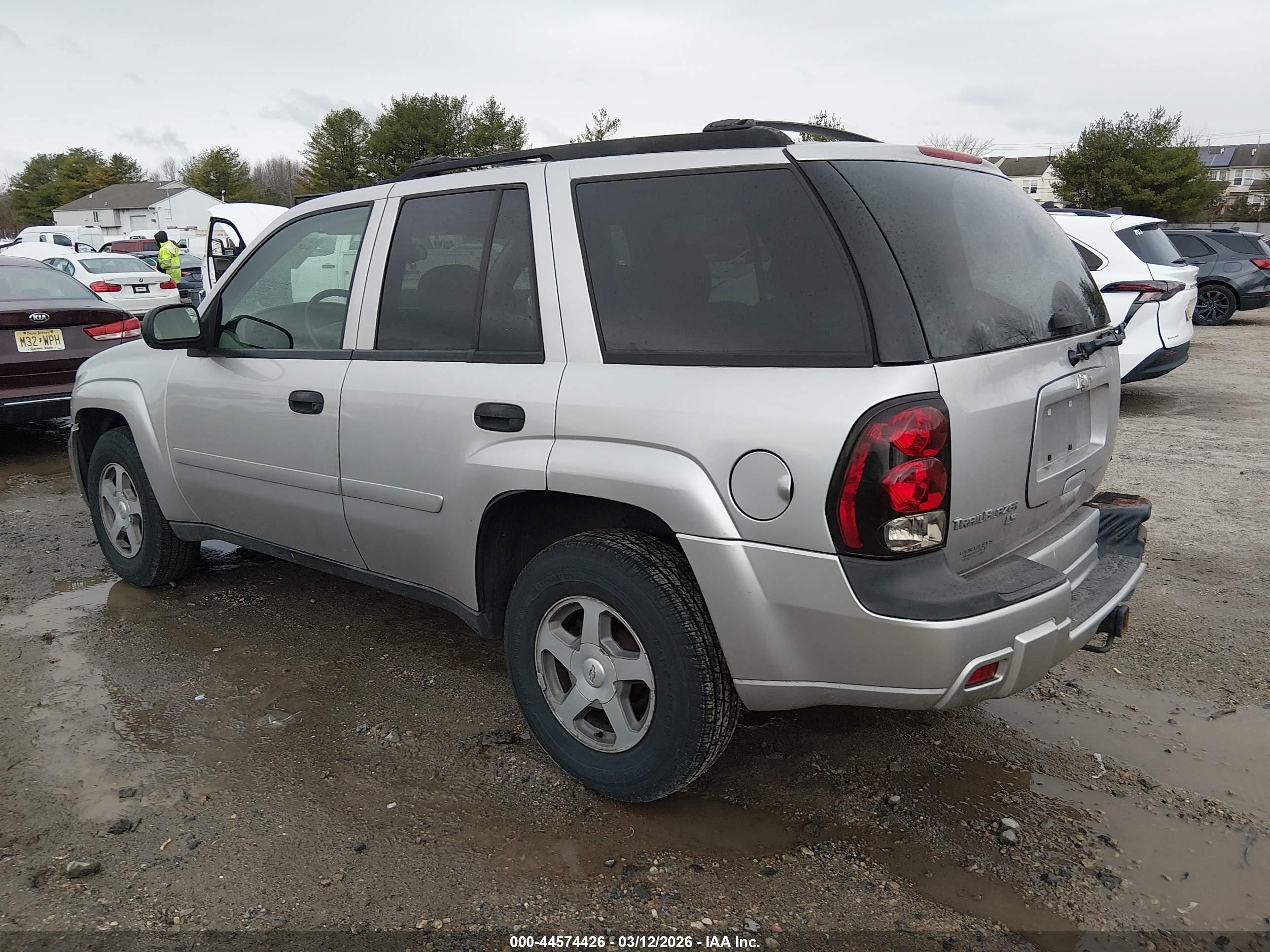 2006 Chevrolet Trailblazer Ls Silver vin: 1GNDT13S862158151
