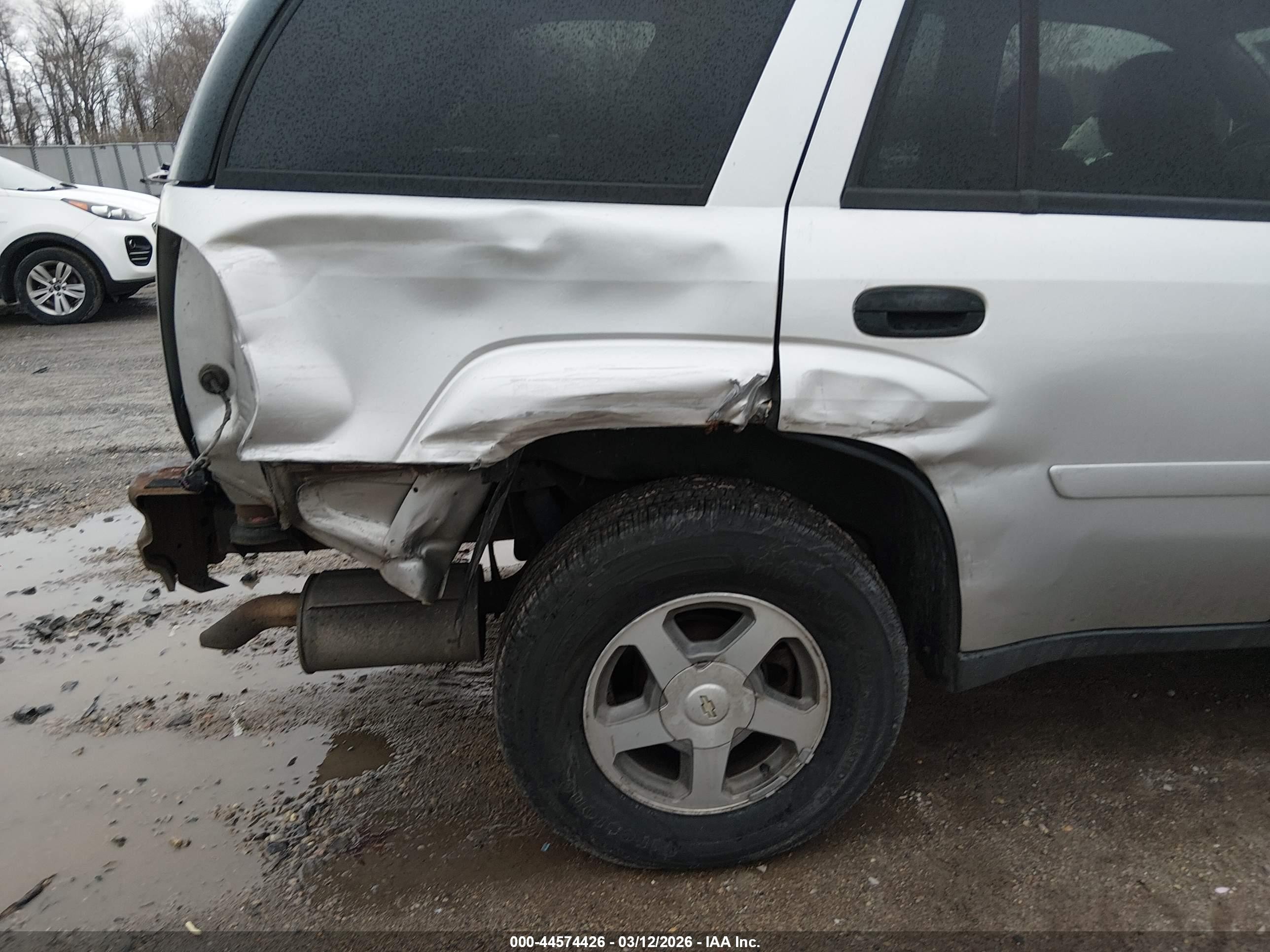 2006 Chevrolet Trailblazer Ls Silver vin: 1GNDT13S862158151
