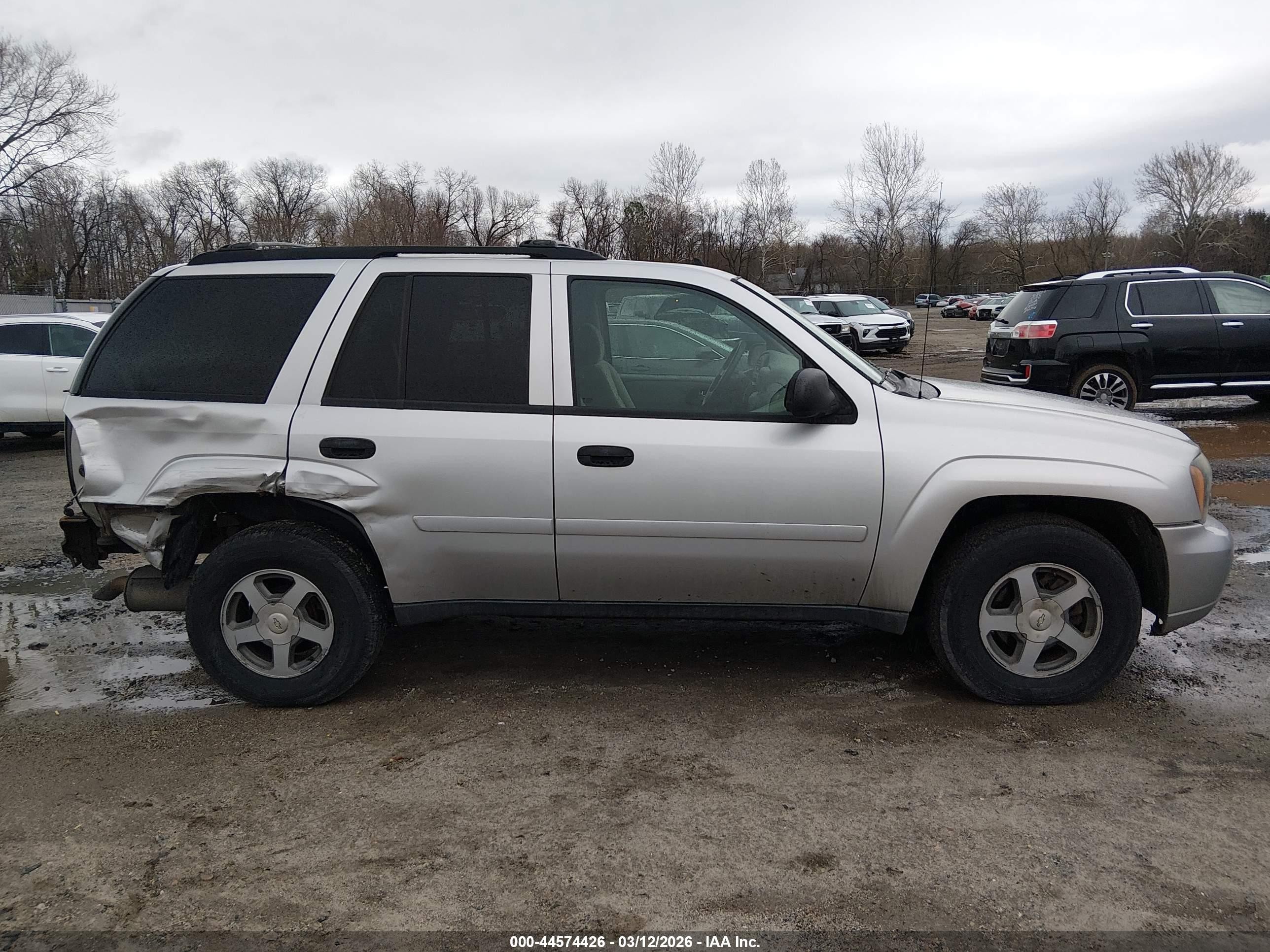 2006 Chevrolet Trailblazer Ls Silver vin: 1GNDT13S862158151