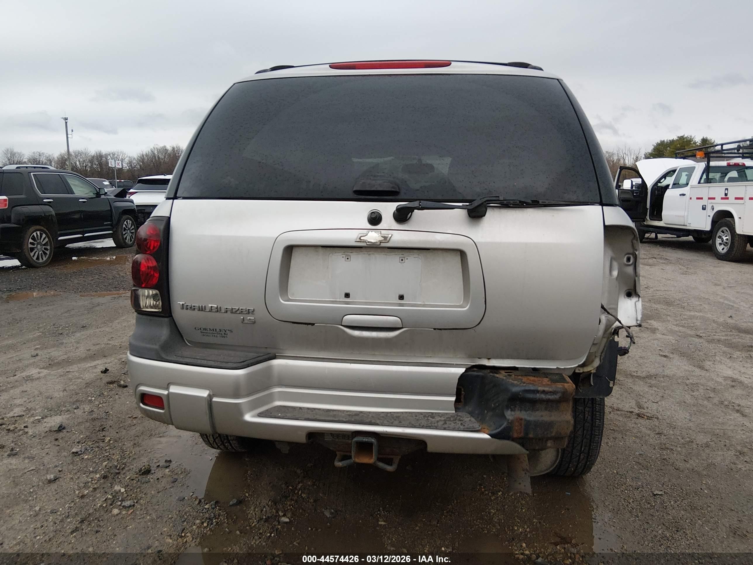 2006 Chevrolet Trailblazer Ls Silver vin: 1GNDT13S862158151
