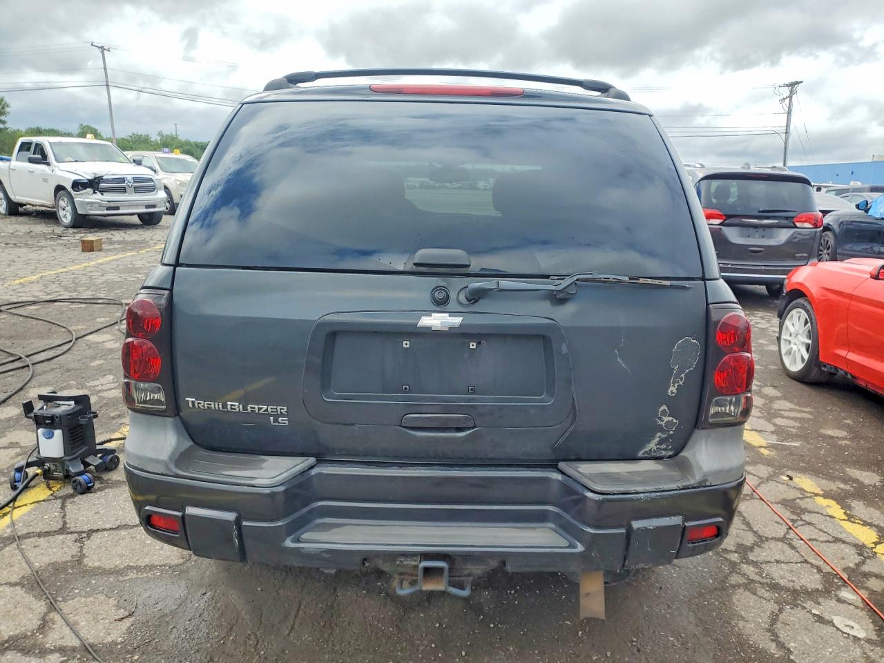 2006 Chevrolet Trailblazer Ls Gray vin: 1GNDT13S862160563