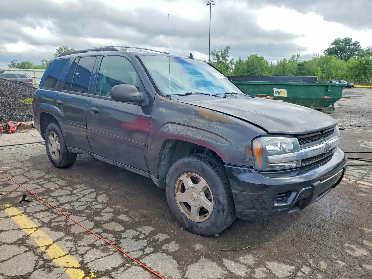 2006 Chevrolet Trailblazer Ls Gray vin: 1GNDT13S862160563
