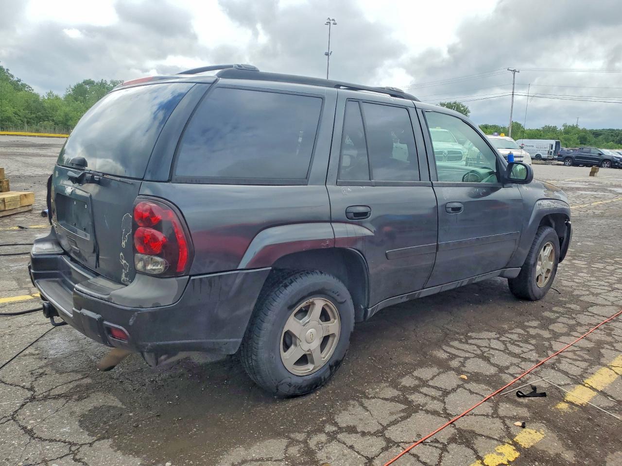 2006 Chevrolet Trailblazer Ls Gray vin: 1GNDT13S862160563