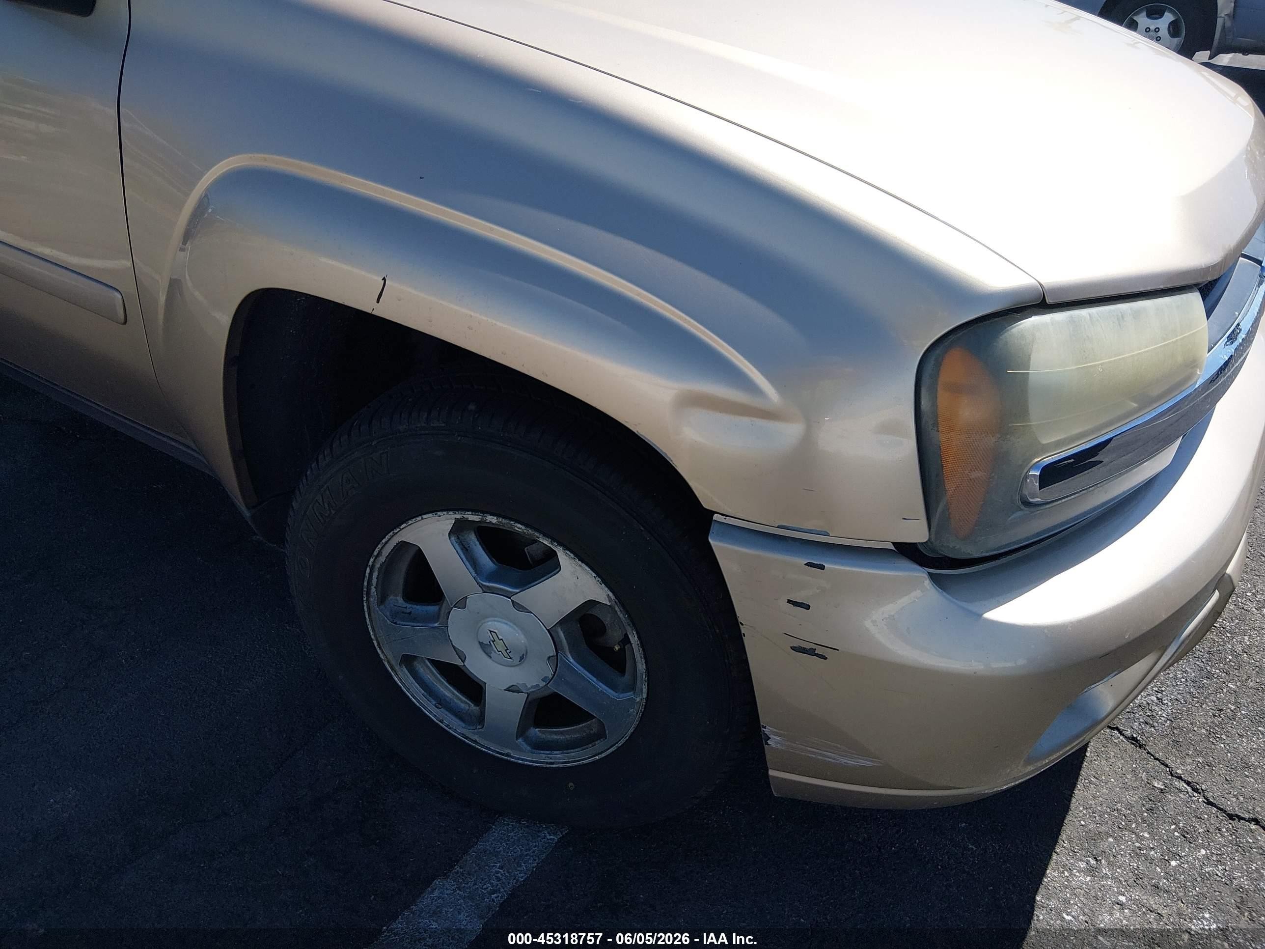 2006 Chevrolet Trailblazer Ls Champagne vin: 1GNDT13S862203380
