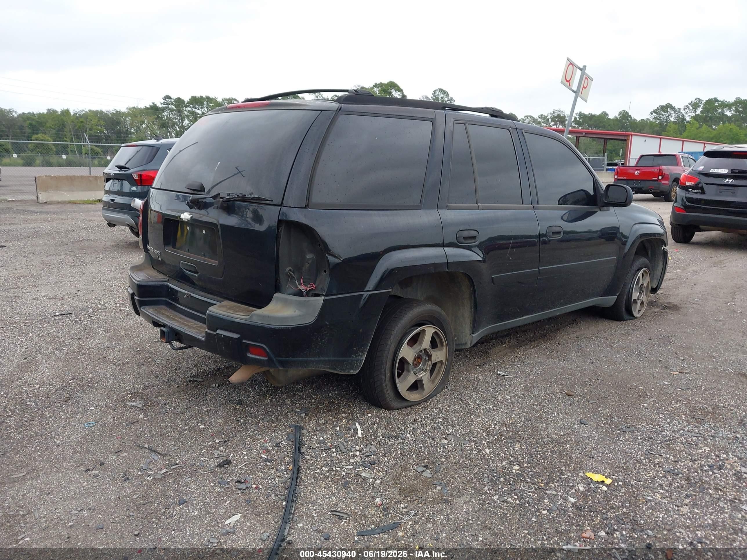 2006 Chevrolet Trailblazer Ls Dark Blue vin: 1GNDT13S862244740