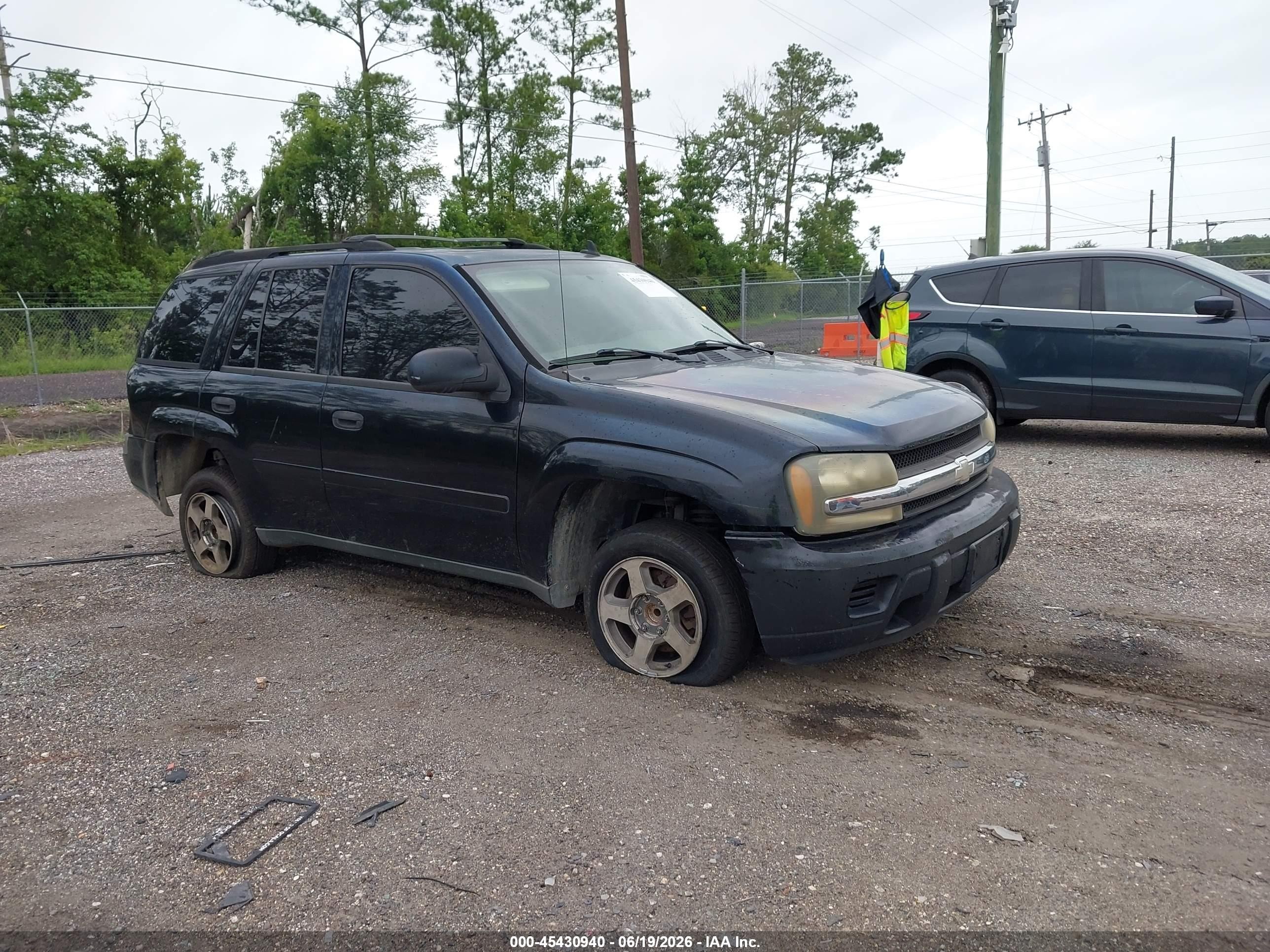 2006 Chevrolet Trailblazer Ls Dark Blue vin: 1GNDT13S862244740