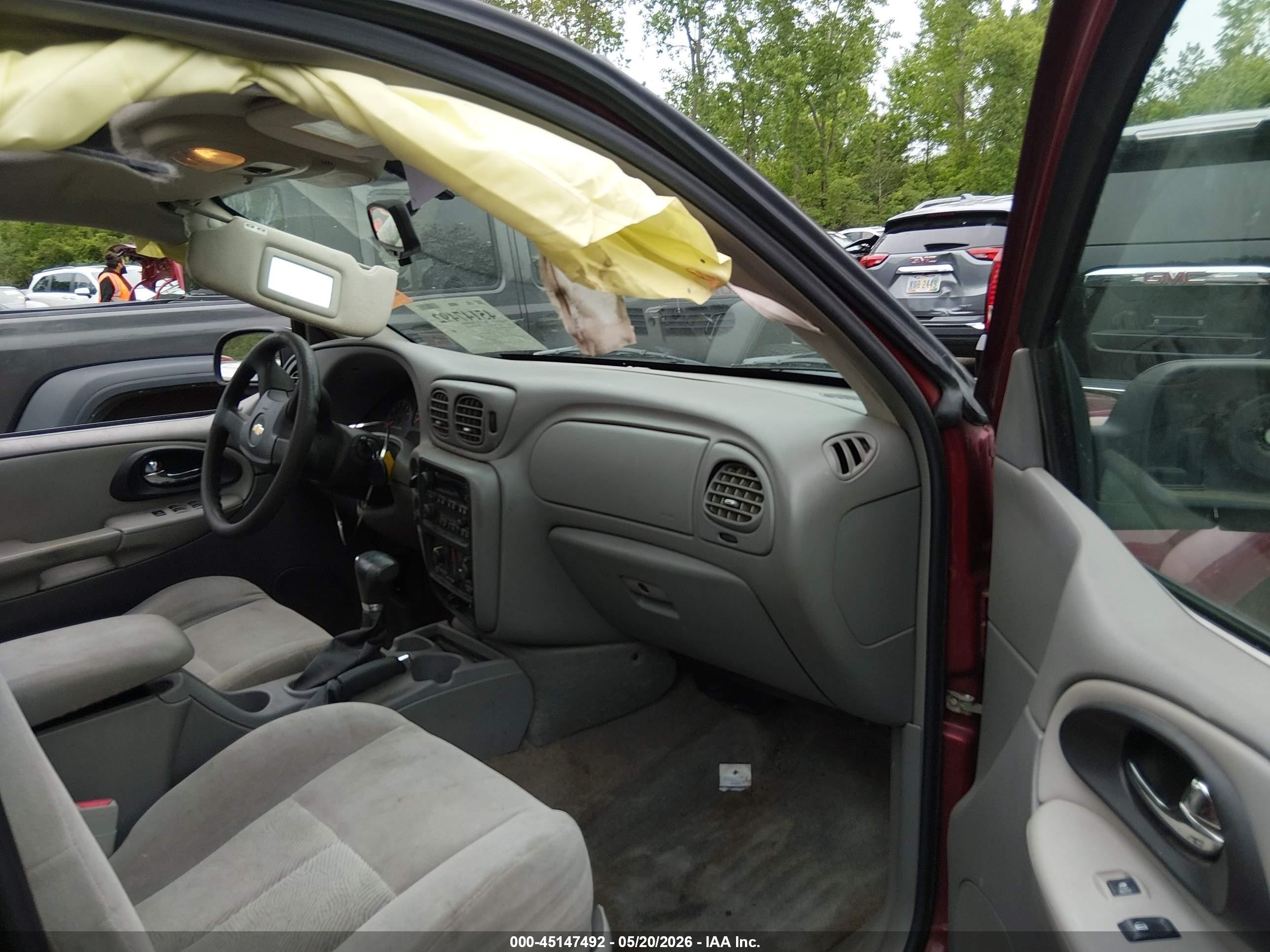 2006 Chevrolet Trailblazer Ls Maroon vin: 1GNDT13S862341260