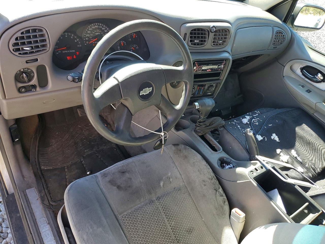 2007 Chevrolet Trailblazer Ls Silver vin: 1GNDT13S872214400