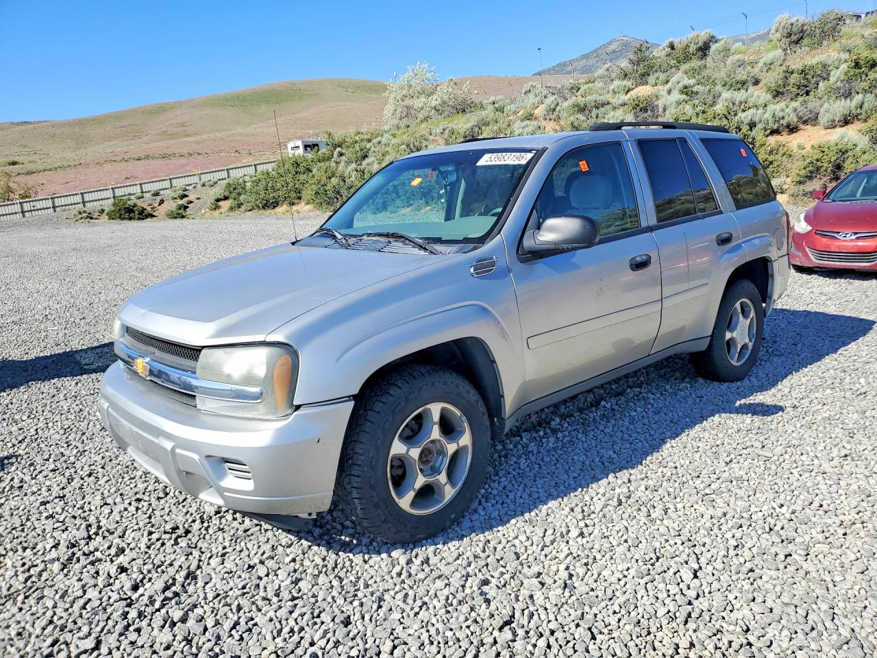 2007 Chevrolet Trailblazer Ls Silver vin: 1GNDT13S872214400
