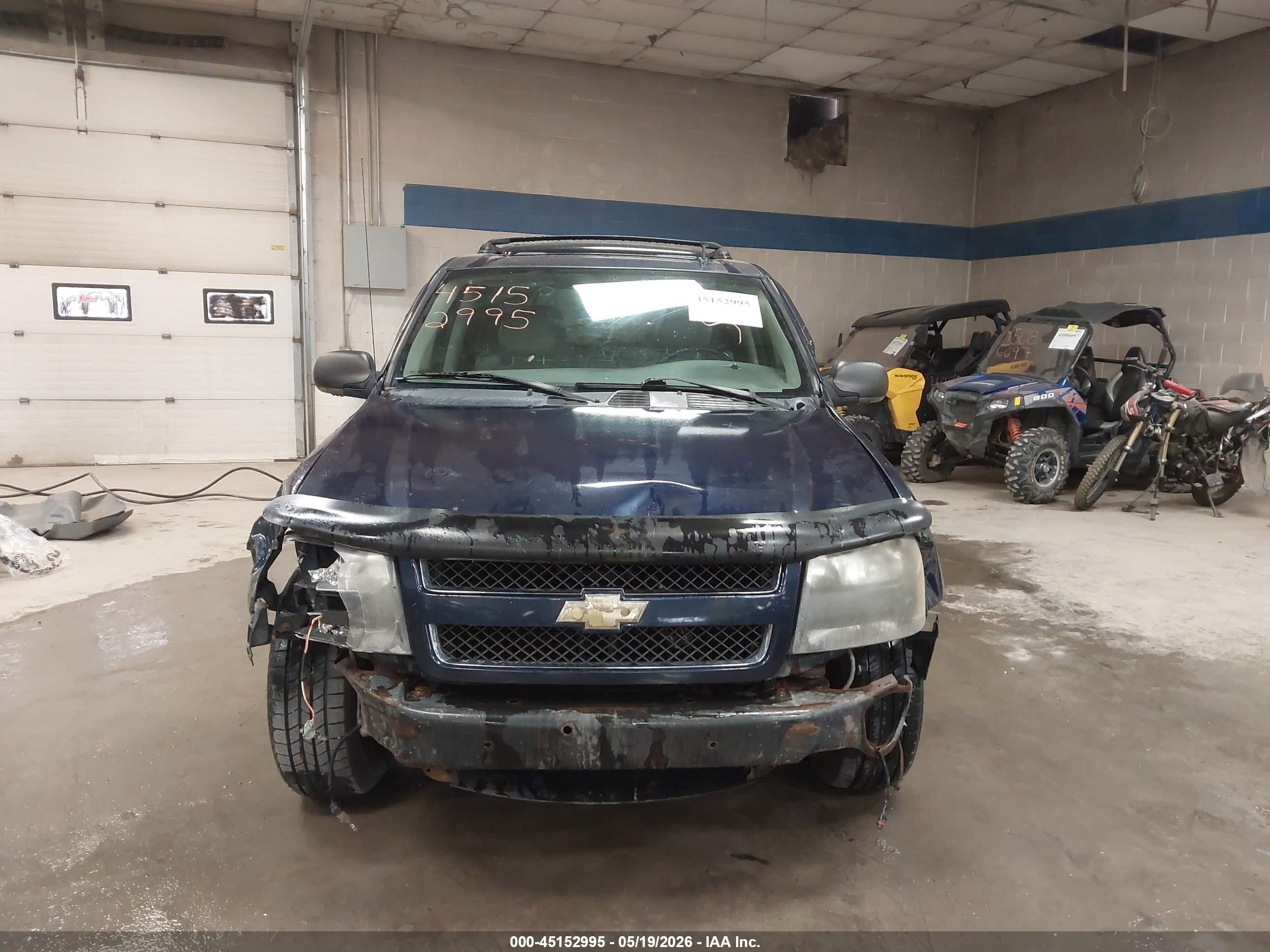2007 Chevrolet Trailblazer Lt Blue vin: 1GNDT13S872218883