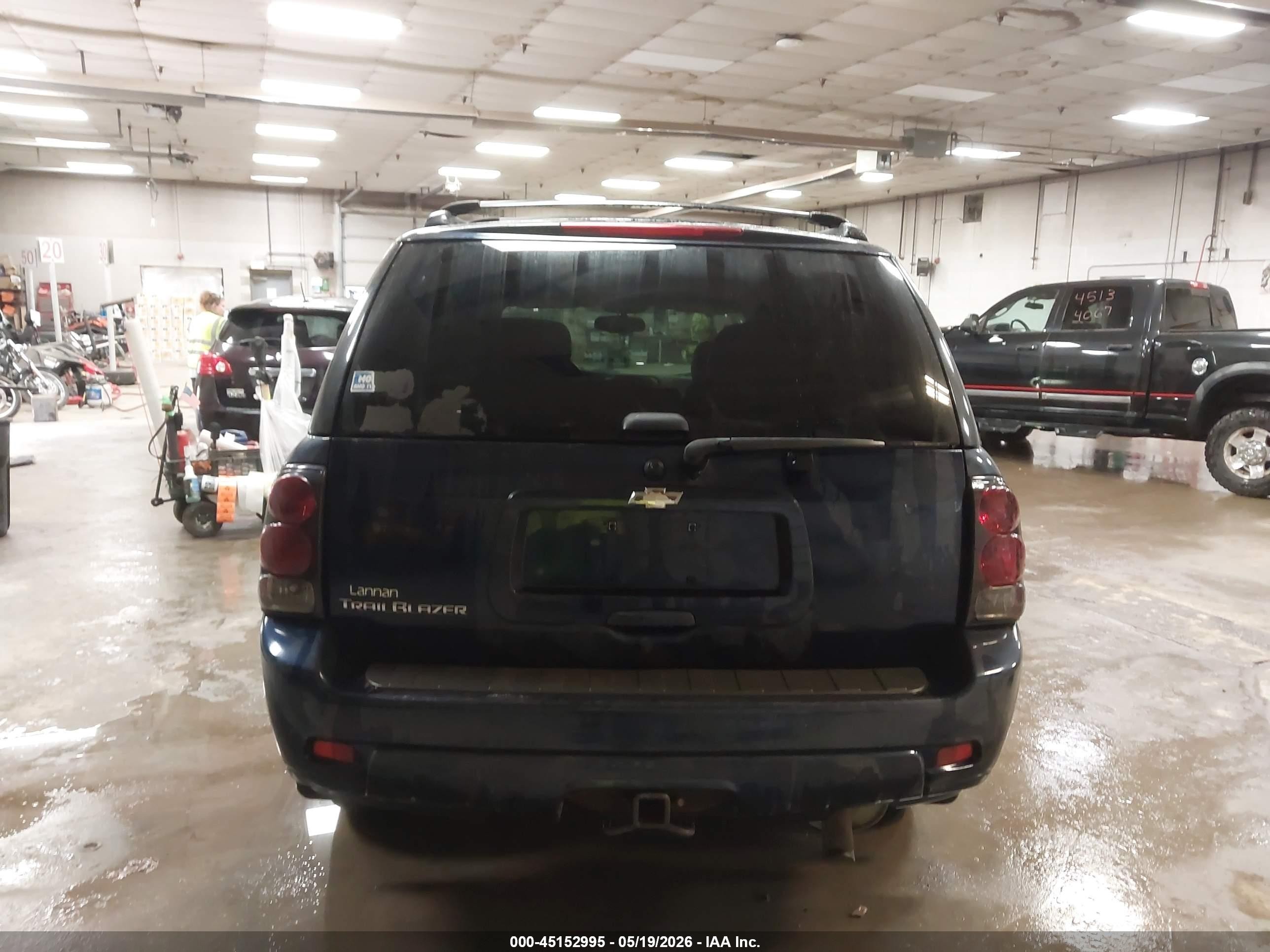 2007 Chevrolet Trailblazer Lt Blue vin: 1GNDT13S872218883