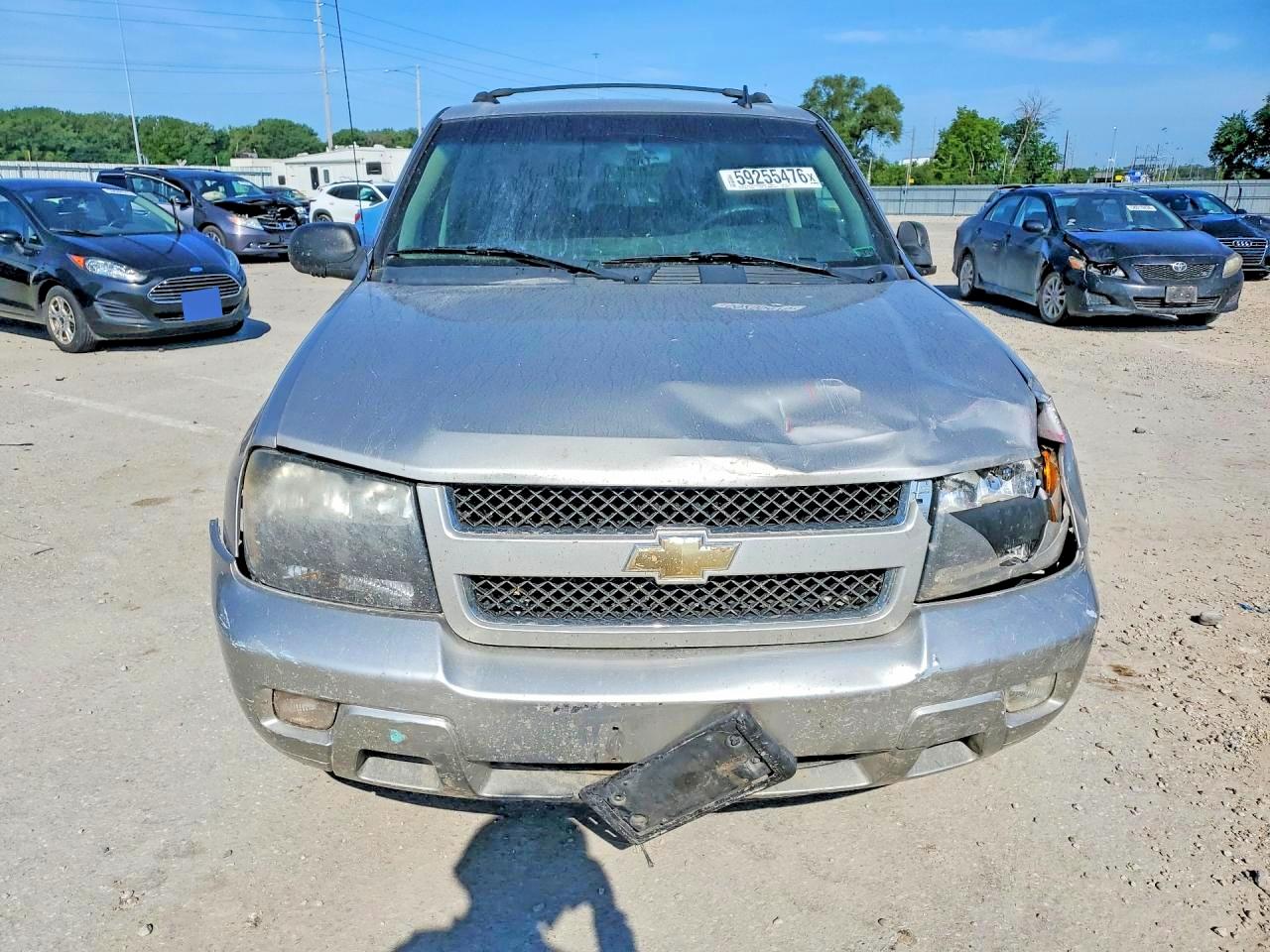 2007 Chevrolet Trailblazer Ls Серебряный vin: 1GNDT13S872226188