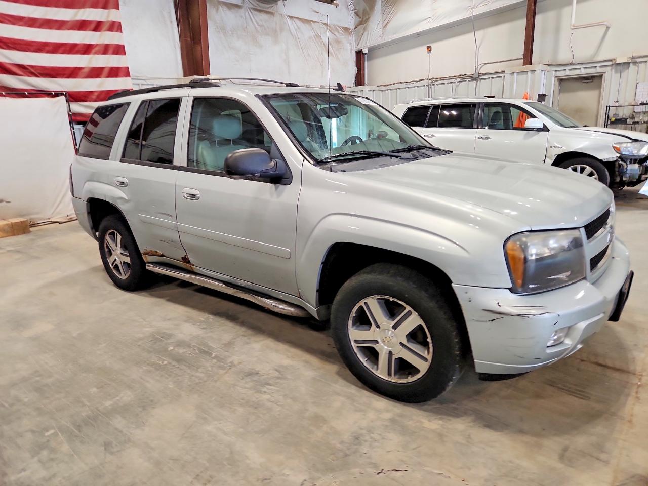 2007 Chevrolet Trailblazer Ls Silver vin: 1GNDT13S872273267